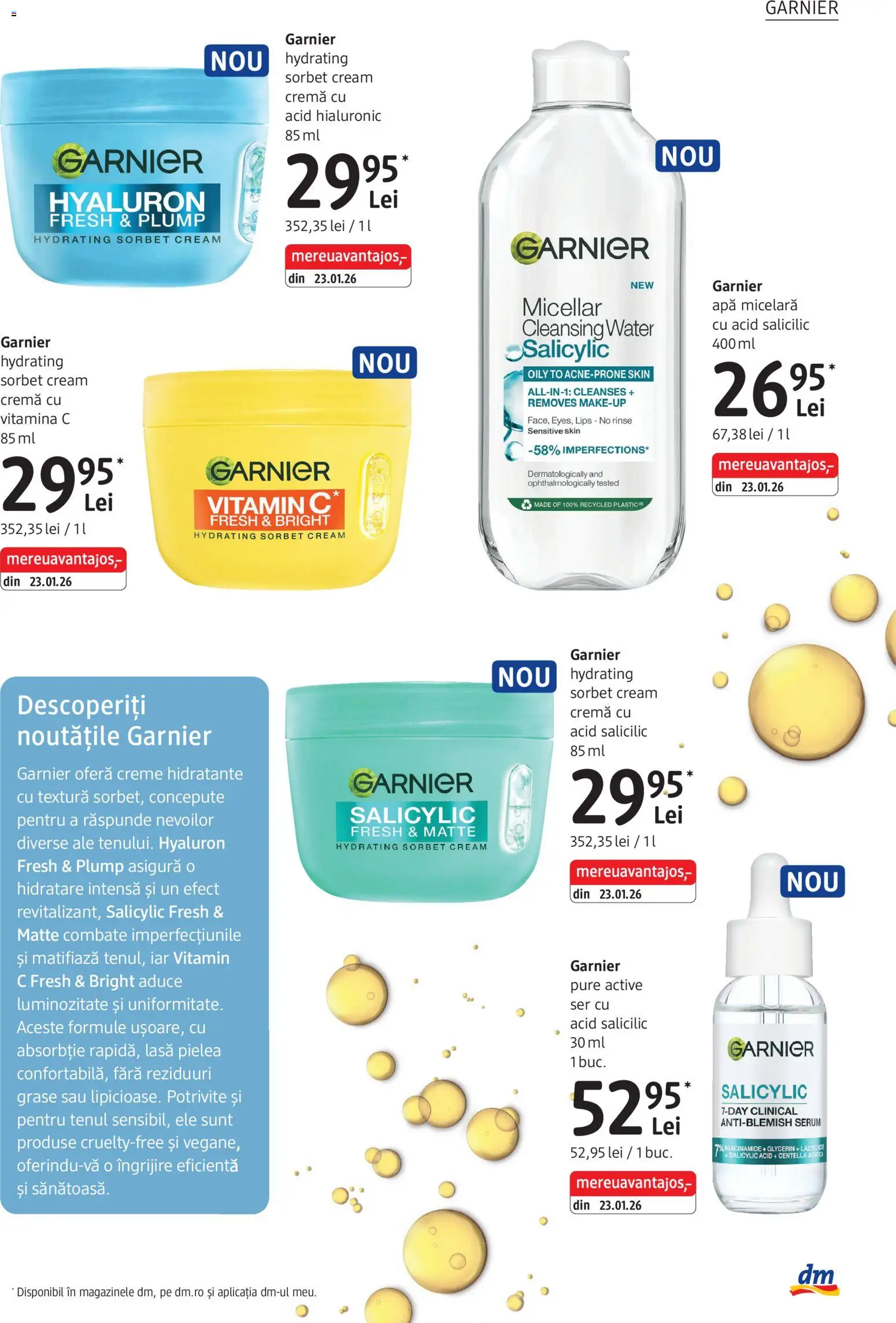 Noul catalog DM drogeriemarkt – valabil de la 02.04.2026 | Pagină: 7 | Produse: Serum, Cremă, Apă micelară, Apă