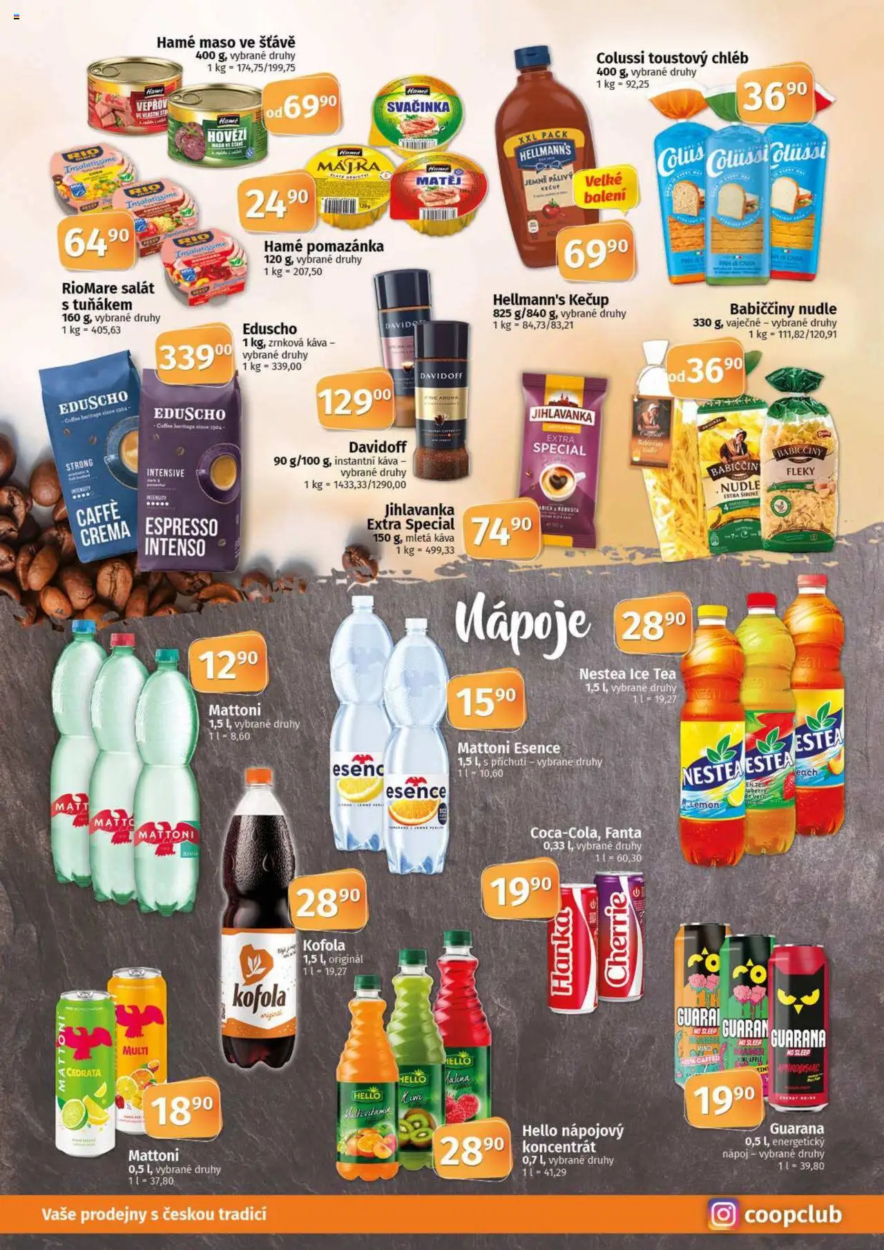 Coop leták - Tuty od 04.06.2025 | Strana: 6 | Produkty: Kečup, Crema, Maso, Nudle