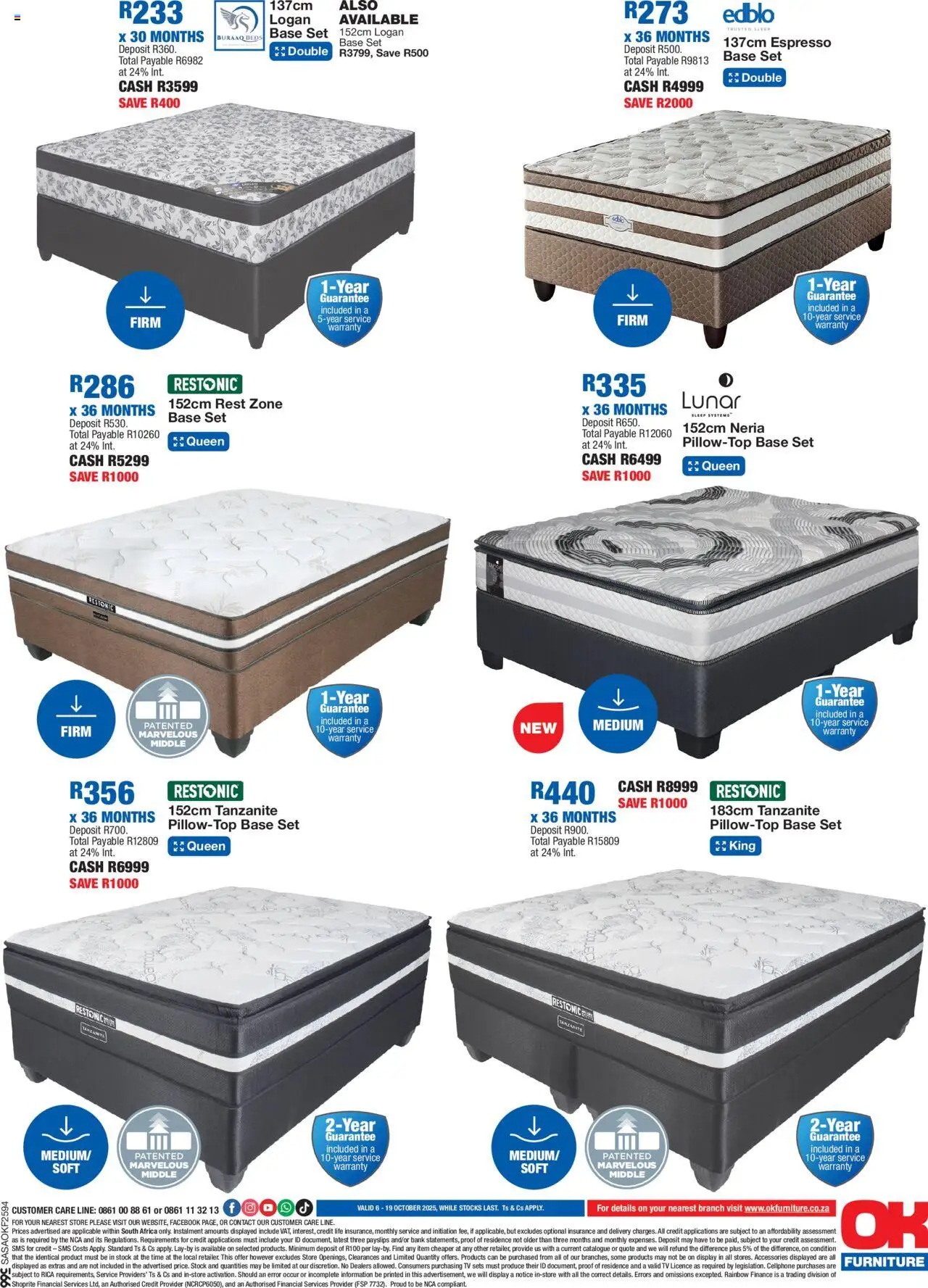 New OK Furniture catalogue – valid from 06.10.2025 | Page: 12 | Products: TV, Stock