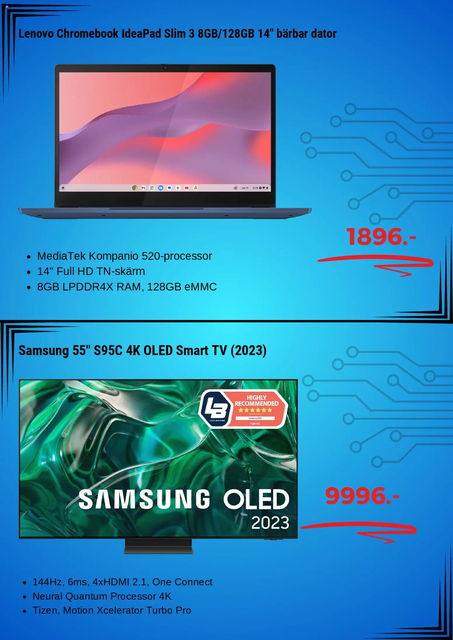 Elgiganten reklamblad aktuell från 02.02.2026 | Sida: 2 | Produkter: Smart tv, Dator, Tv