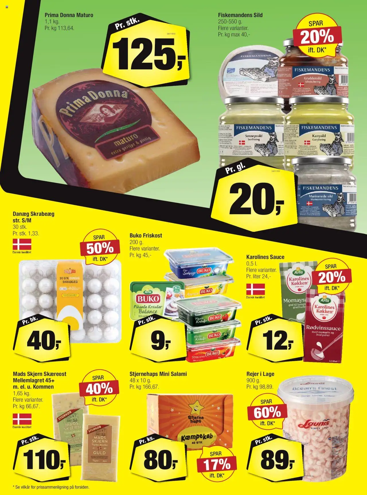 Calle tilbudsavis – gyldig fra 22.10.2025 | Side: 11 | Produkter: Salami, Rødvinssauce, Peber, Sild