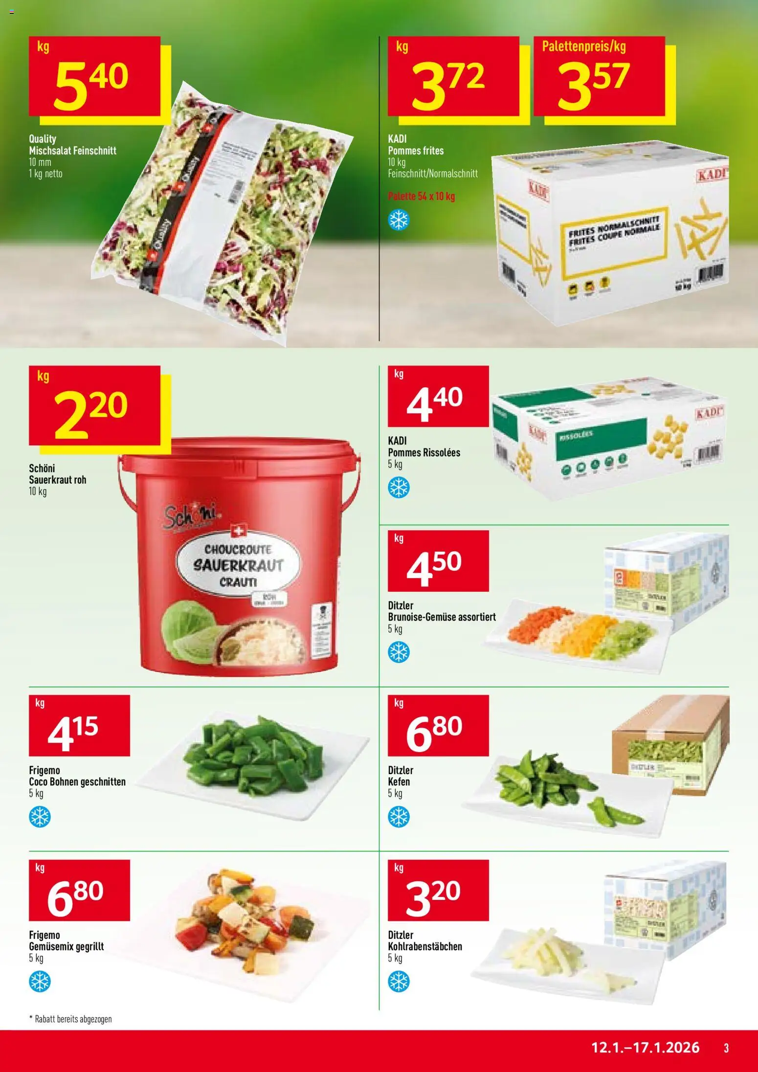 Prodega Aktionen – gültig ab 12.01.2026 | Seite: 3 | Produkte: Pommes Frites