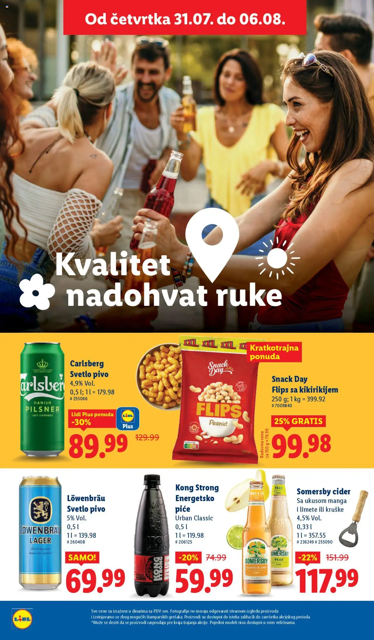 Lidl katalog - važi od 31.07.2025 | Strana: 36 | Proizvode: Mango, Cider, Kruške, Pivo