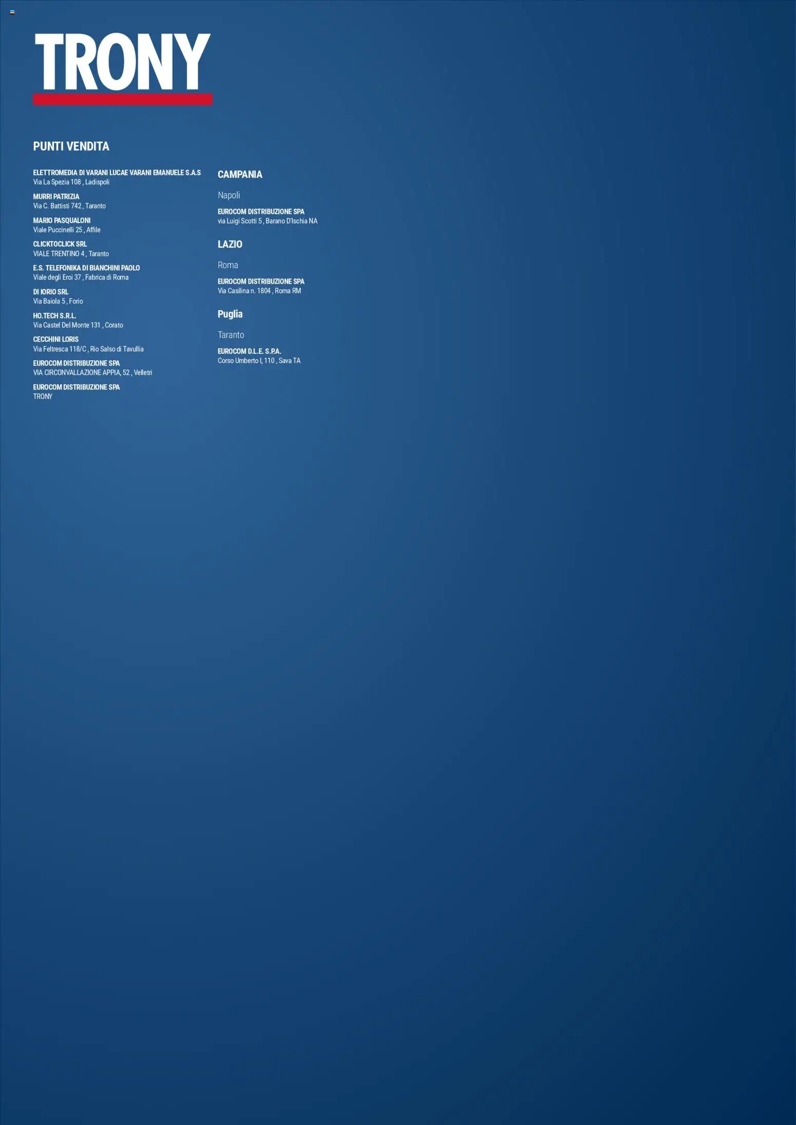 Volantino Trony del 02.04.2026 | Pagina: 18