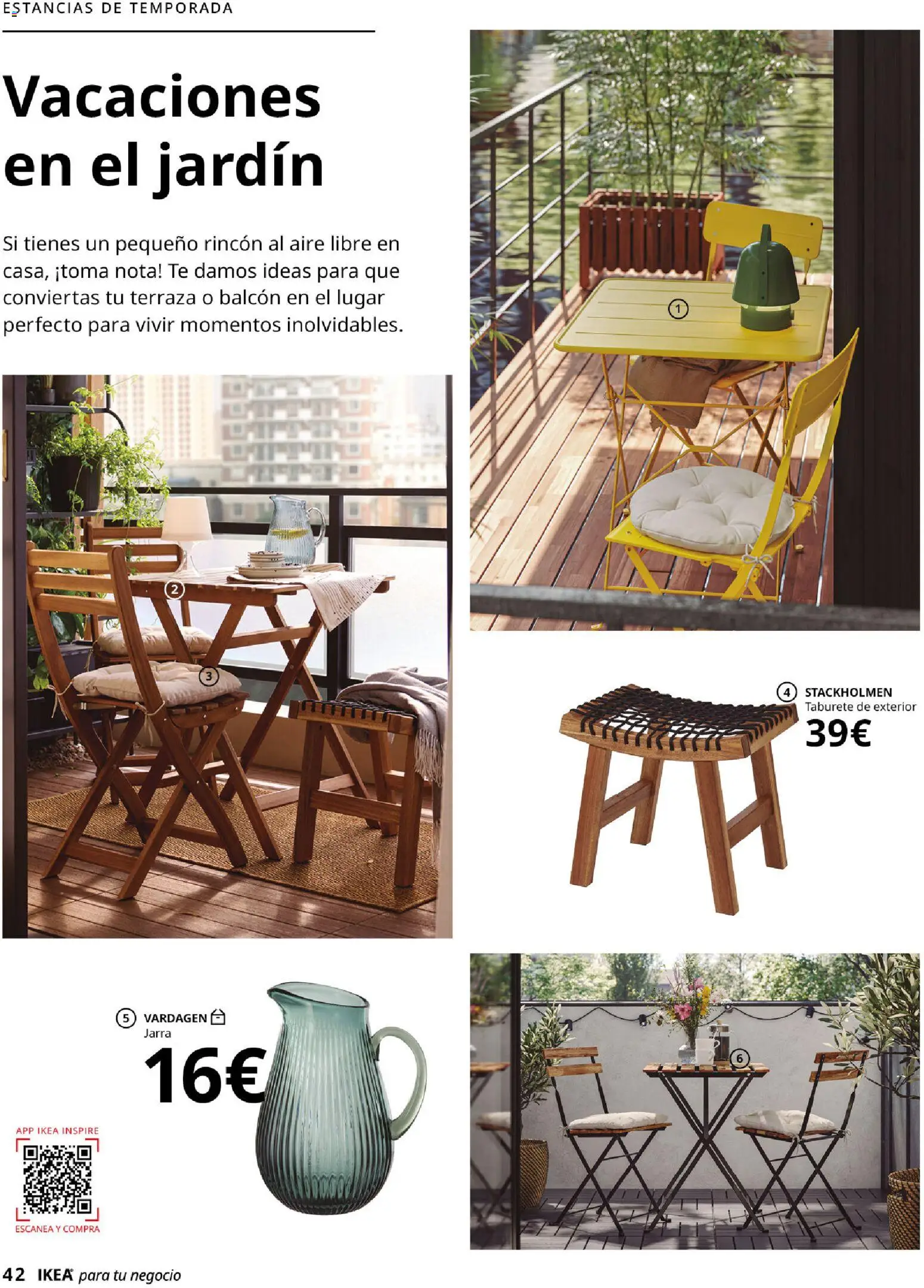 Catálogo IKEA para tu negocio │ válido desde el 02.12.2025 | Página: 42 | Productos: Taburete, Té