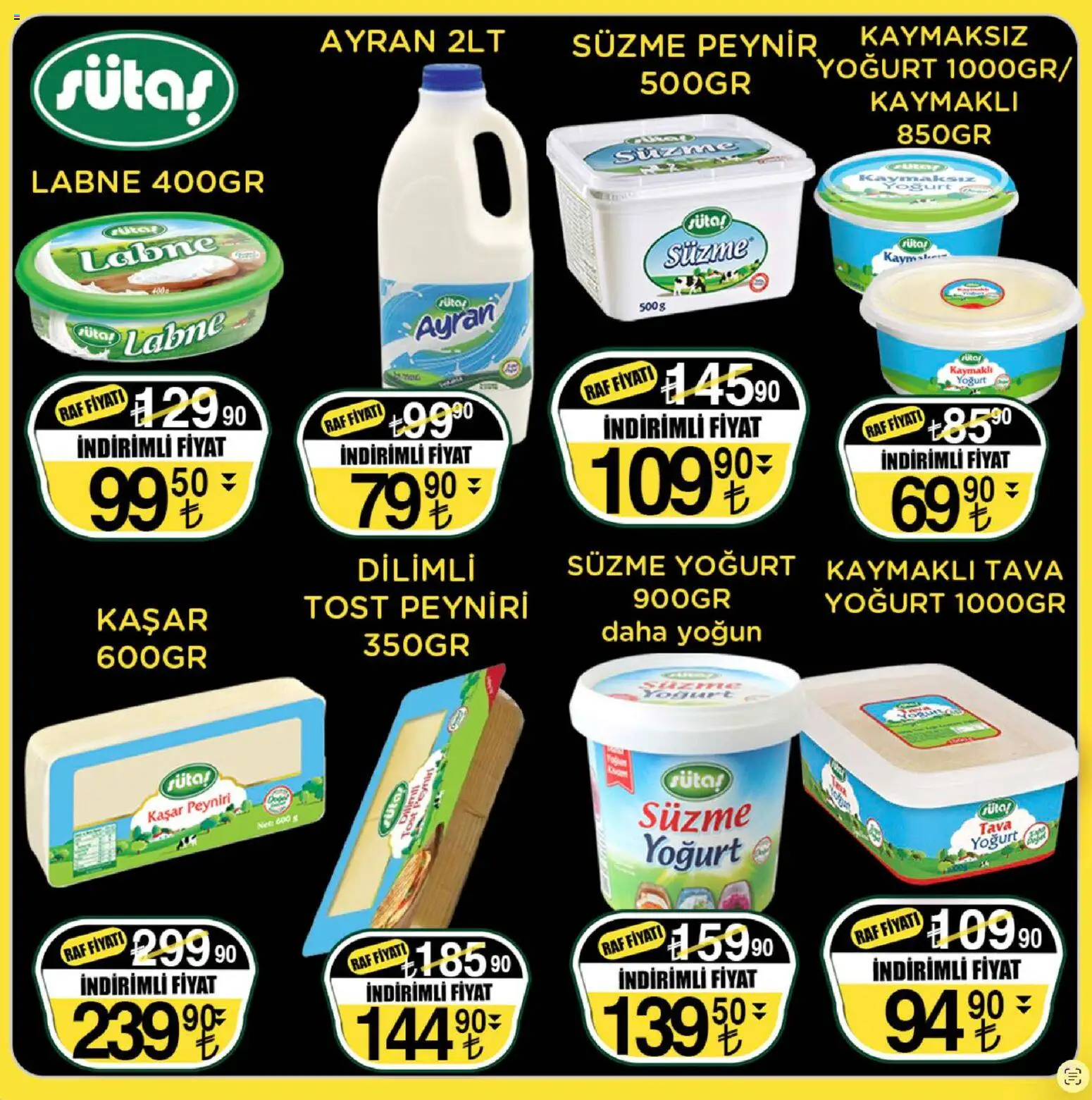 Sarıyer Katalog - 13.03.2026 tarihinden itibaren geçerlidir | Sayfa: 9 | Ürünler: Raf, Peynir, Yoğurt, Süzme peynir