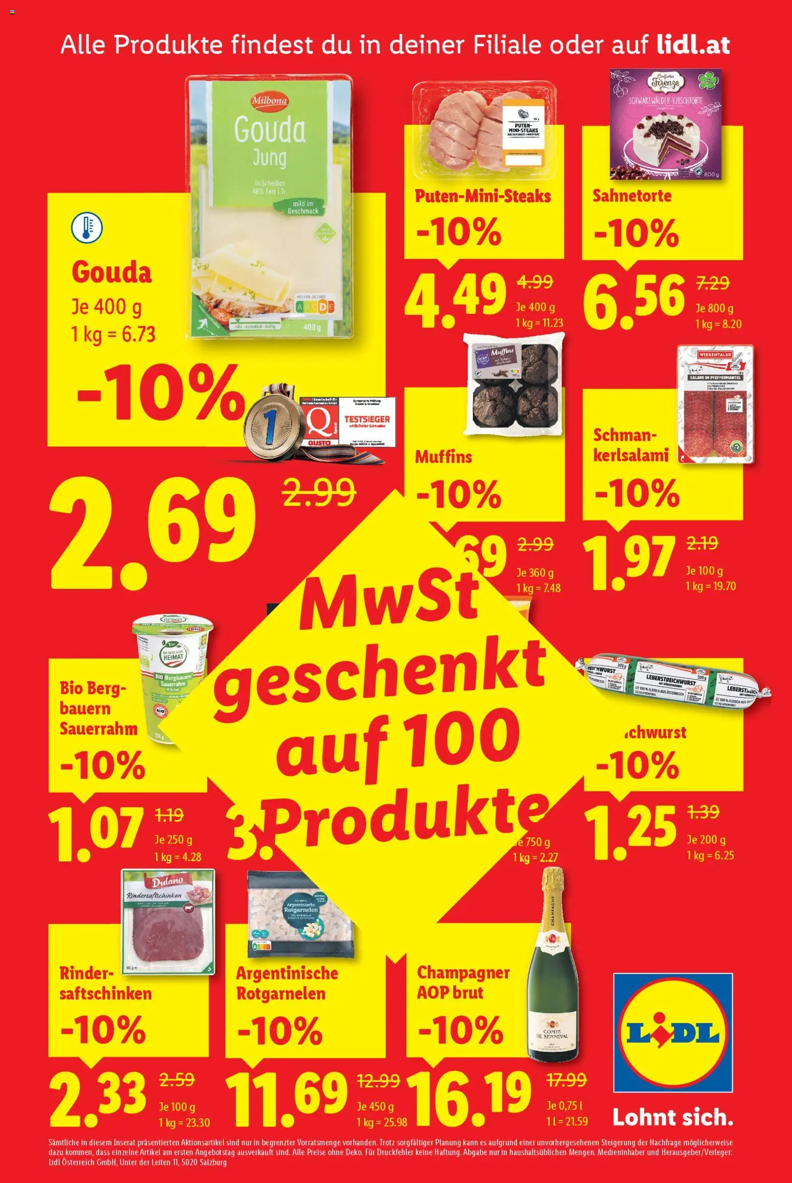 Lidl MwSt Geschenkt gültig ab 01.12.2025 | Seite: 8