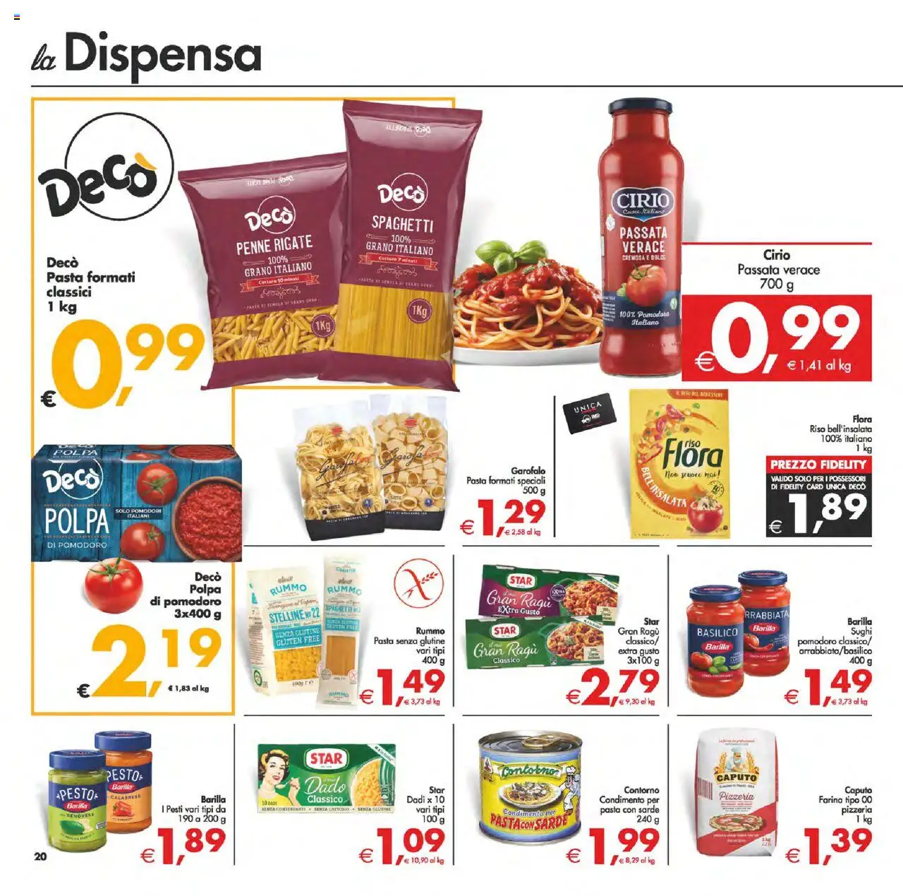 Volantino Decò del 12.09.2025 | Pagina: 22 | Prodotti: Riso, Farina, Basilico, Ragú