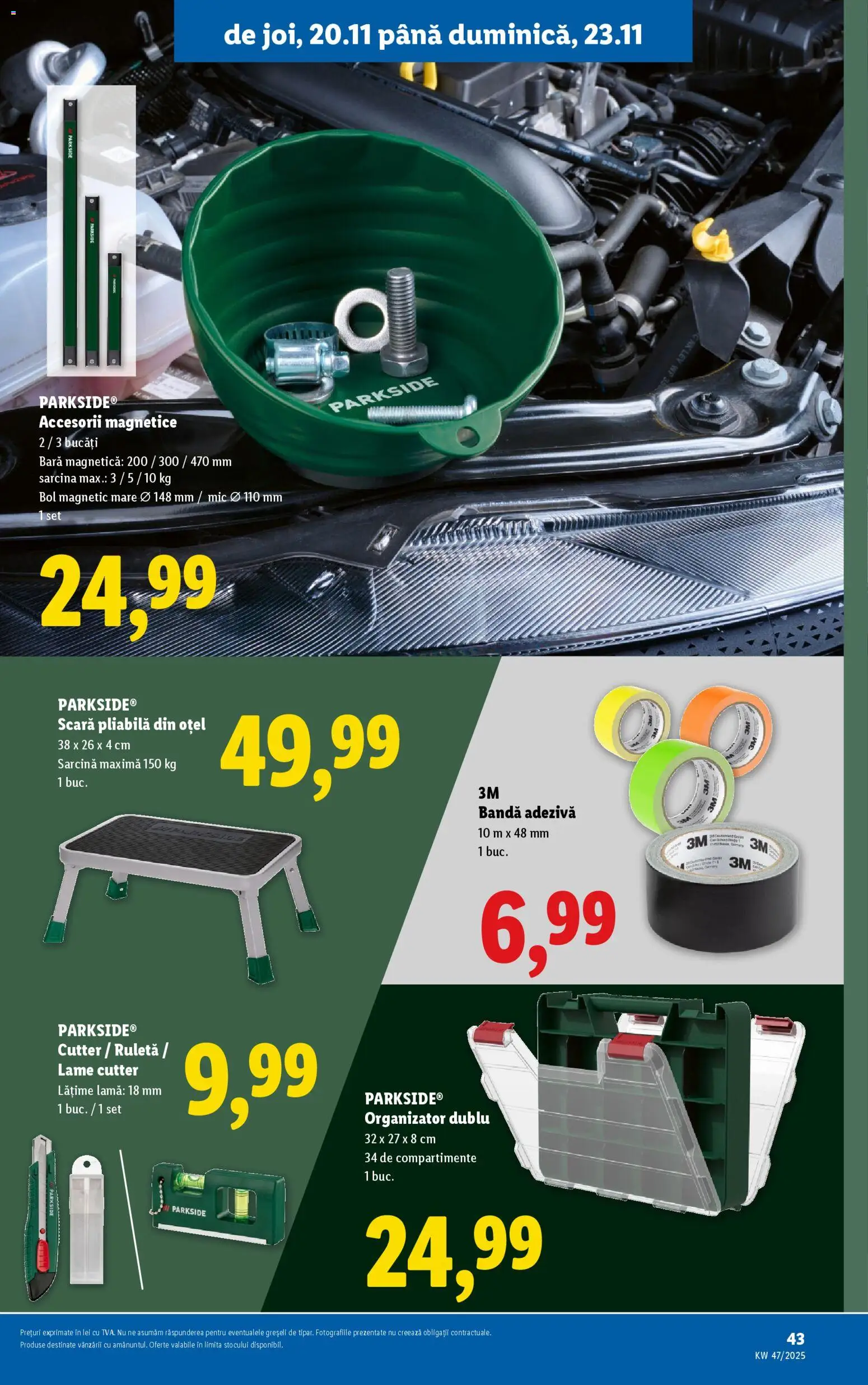 Noul catalog Lidl – valabil de la 17.11.2025 | Pagină: 17 | Produse: Cutter, Bol, Scară