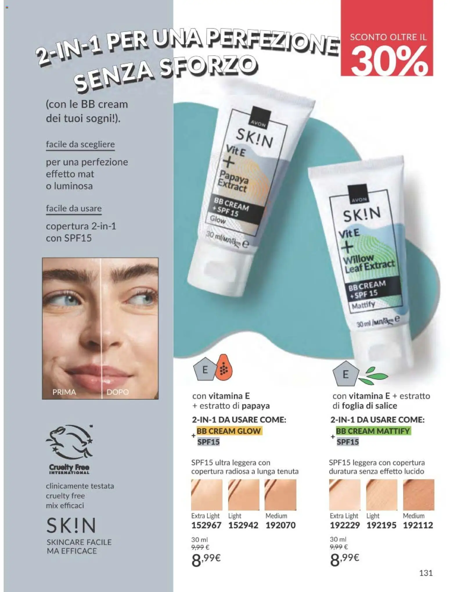 Volantino Avon del 31.12.2025 | Pagina: 131 | Prodotti: BB cream