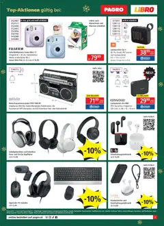 Pagro-Diskont Flugblatt ab 18.12.2025 gültig | Seite: 3 | Produkte: Wasser, MP3, Kopfhörer, Lautsprecher