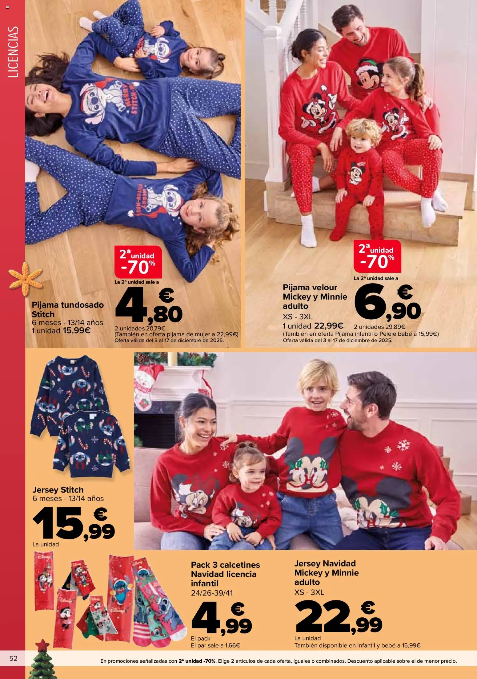 Carrefour folleto │ válido desde el 03.12.2025 | Página: 52 | Productos: Pijama, Pijama infantil