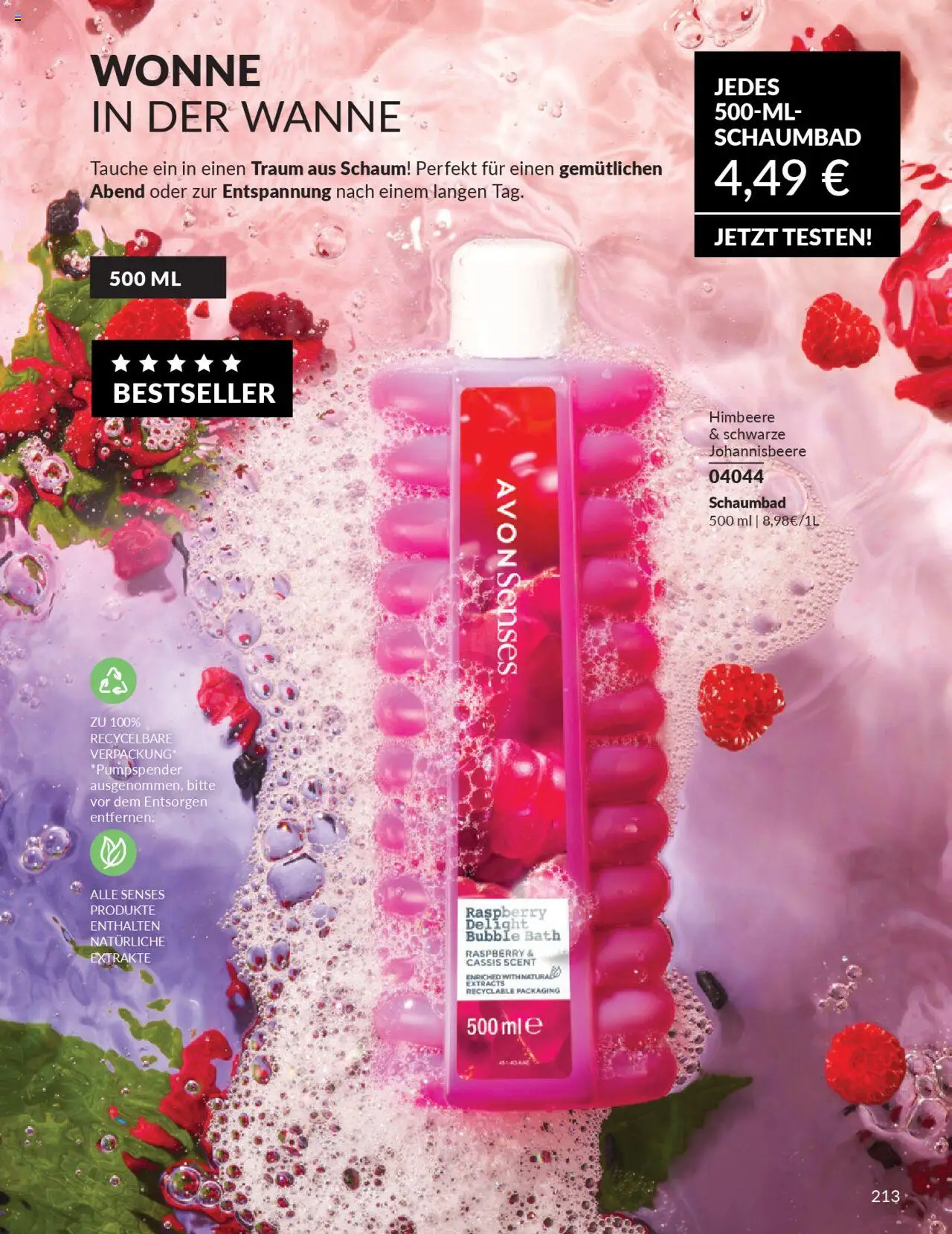 AVON Katalog Oktober 2025 – gültig ab 01.10.2025 | Seite: 215 | Produkte: Himbeere