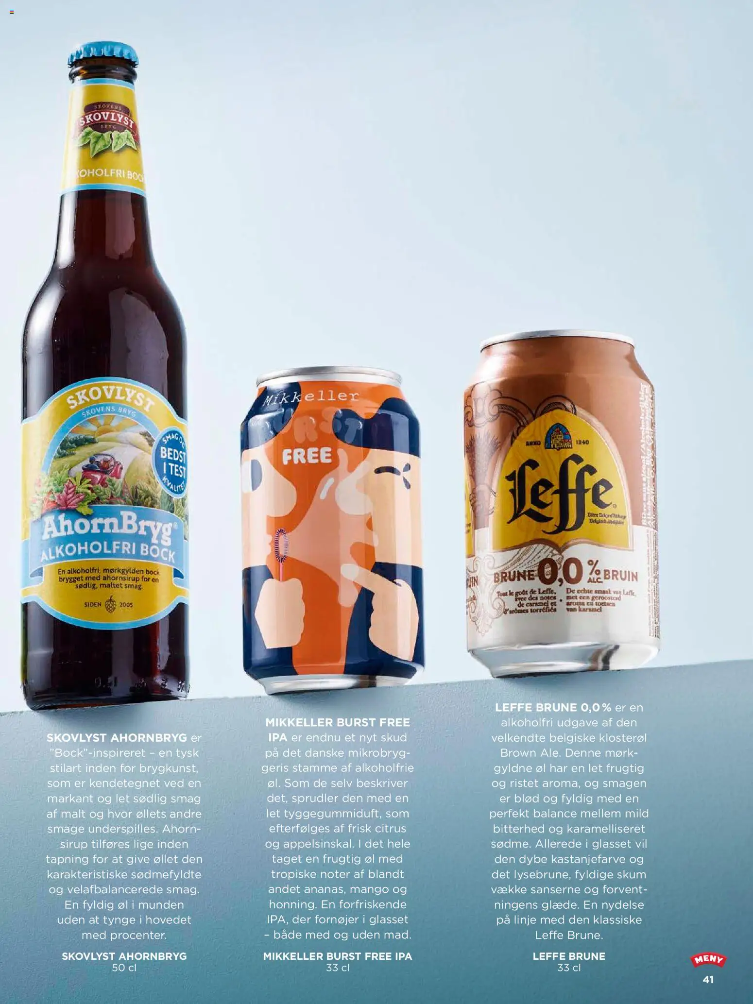 Meny tilbudsavis – gyldig fra 01.02.2026 | Side: 41 | Produkter: Mango, Øl, Søm