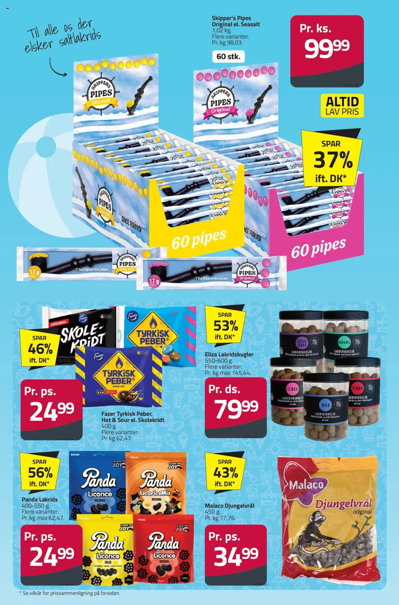 Fleggaard Tilbudsavis gyldig fra 06.08.2025 | Side: 5 | Produkter: Salt, Peber, Lakrids