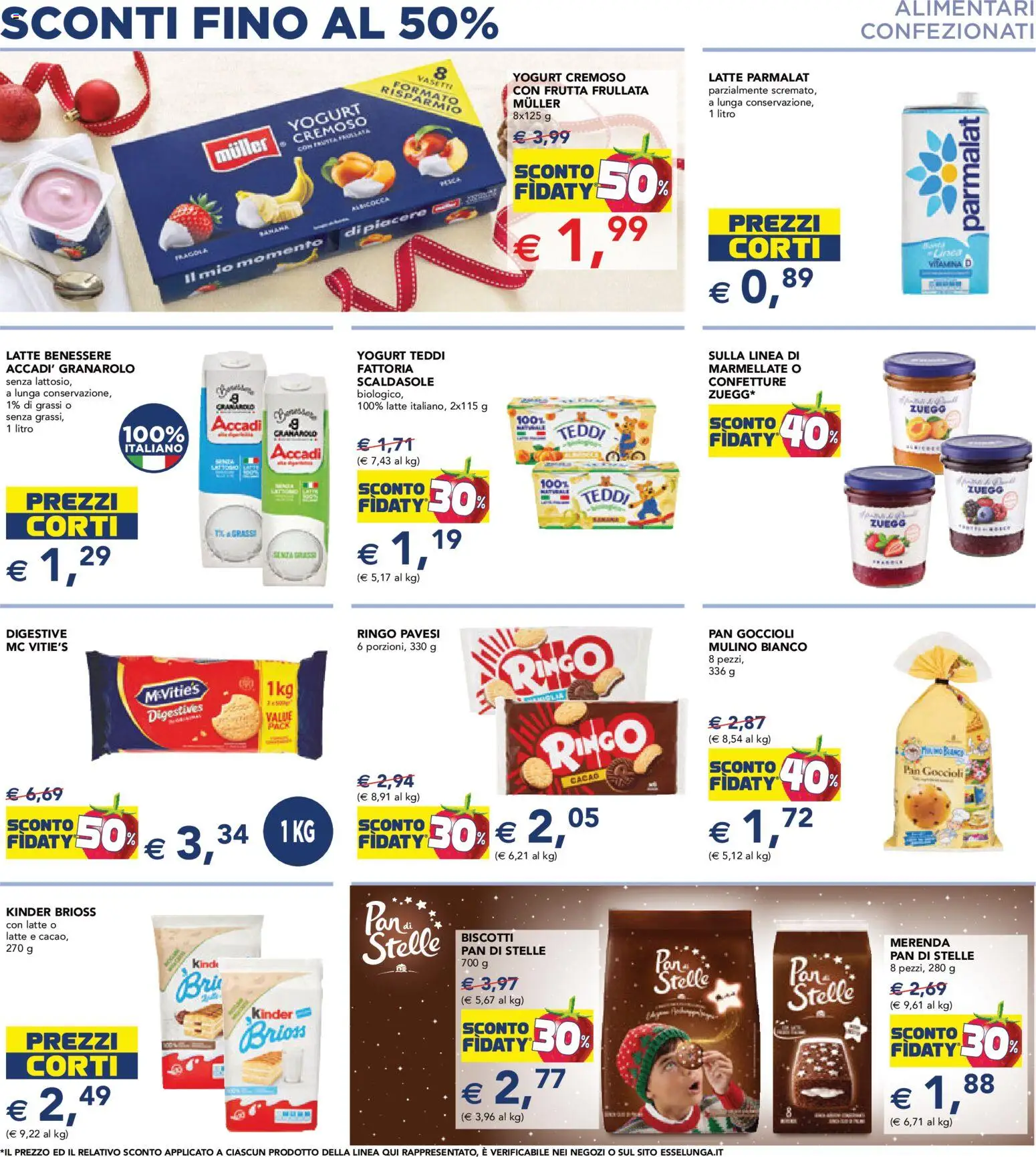 Volantino Esselunga S del 01.12.2025 | Pagina: 8 | Prodotti: Yogurt, Tè, Fragole, Latte