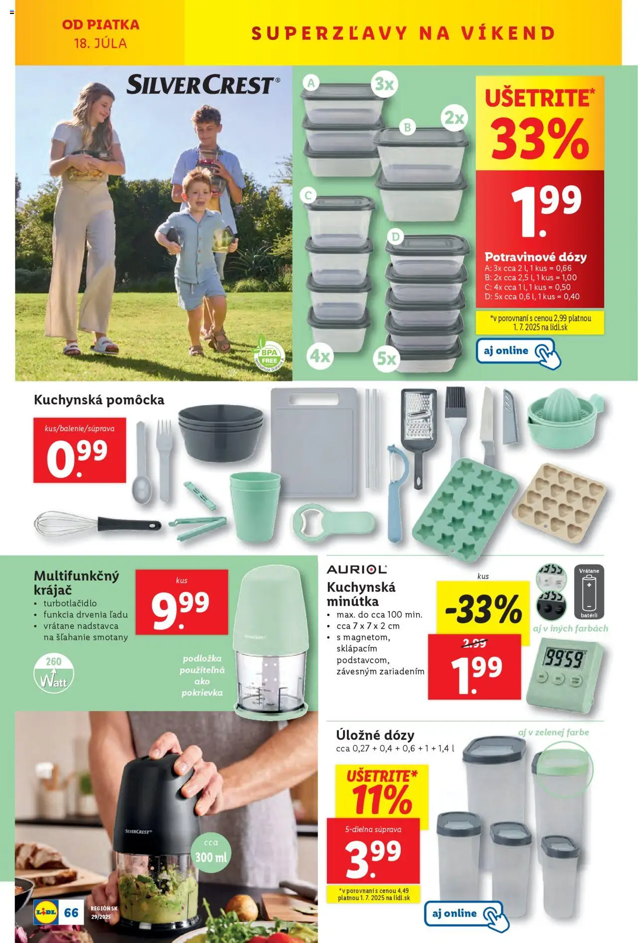 Lidl leták │ platný od 14.07.2025 | Strana: 78 | Produkty: Krájač