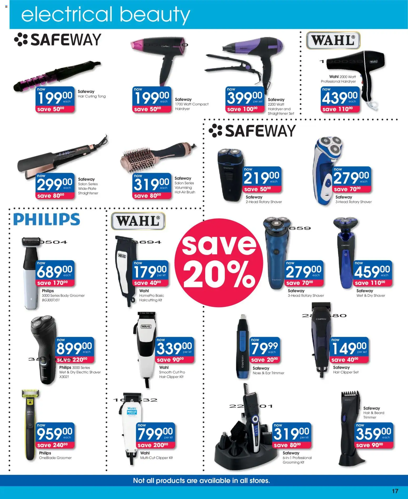 New Clicks catalogue – valid from 25.11.2025 | Page: 17 | Products: Hair clipper, Brush