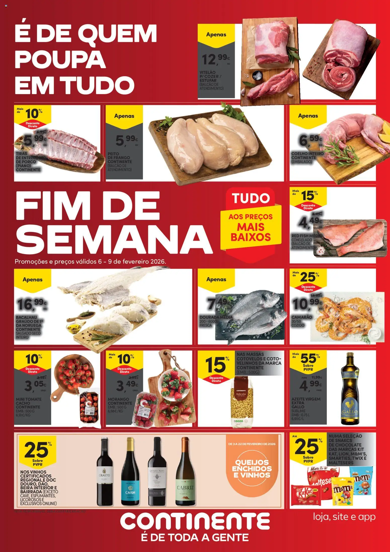 Continente - Fim de Semana │ válido de 06.02.2026 | Página: 1