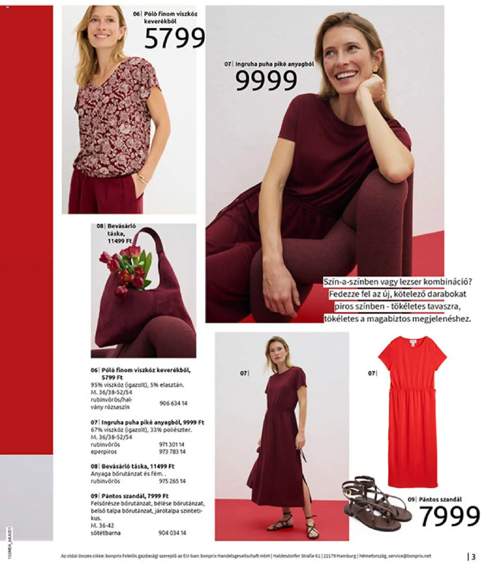 Bonprix akciós ujság - amely érvényes a következő dátumtól: 30.03.2026 | Oldal: 5 | Termékek: Ingruha