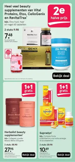 Etos folder - Voorbeeld van een folder van Etos, geldig van 09.03.2026 | Pagina: 42 | Producten: Kan, Vezeték nélküli telefon, Supplementen, Poeder