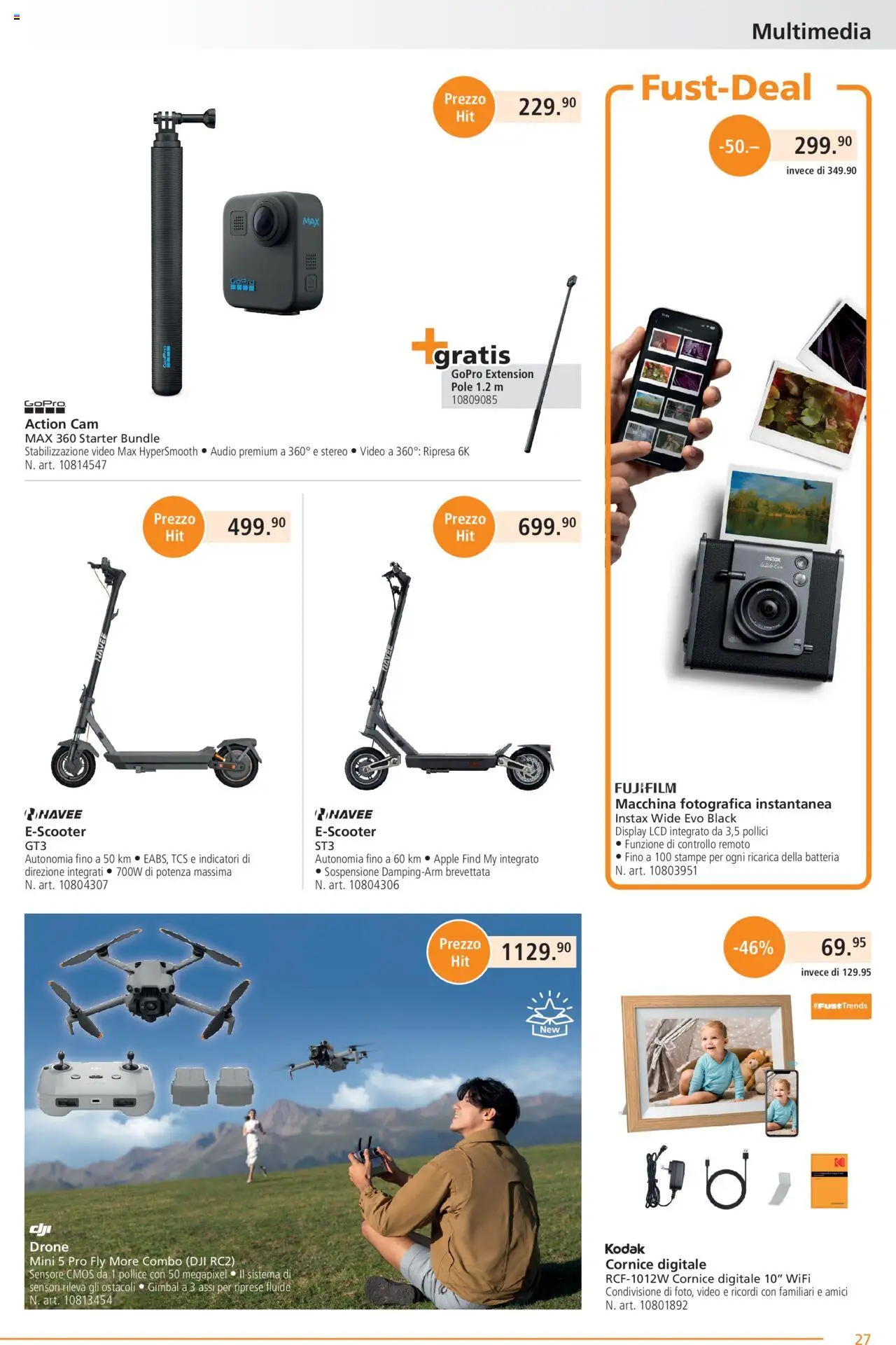 Fust Aktionen IT – gültig ab 20.10.2025 | Seite: 27 | Produkte: Action Cam, Audio, Video, Apple