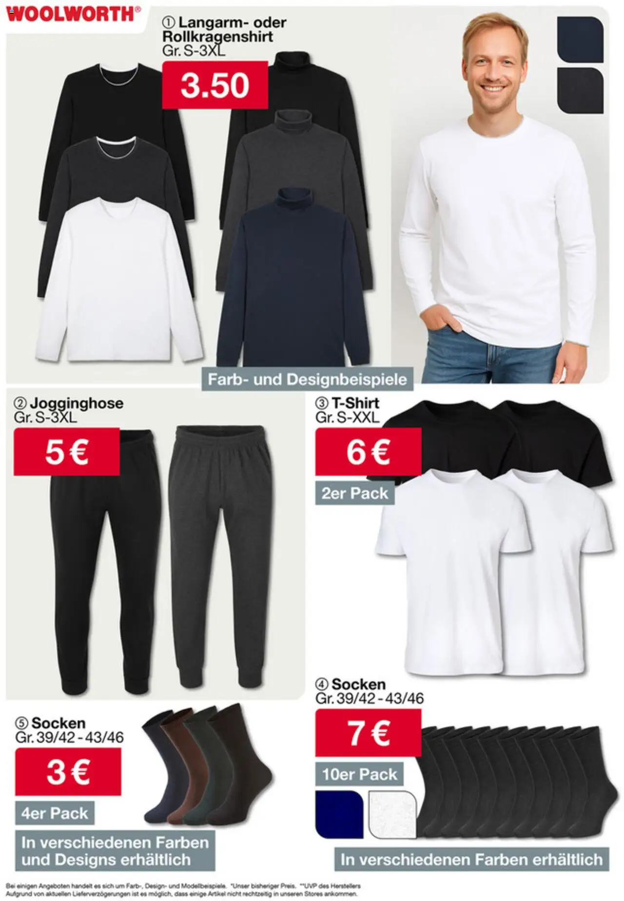 Woolworth Prospekt 	 – gültig ab 05.09.2025 | Seite: 15 | Produkte: Jogginghose, Socken