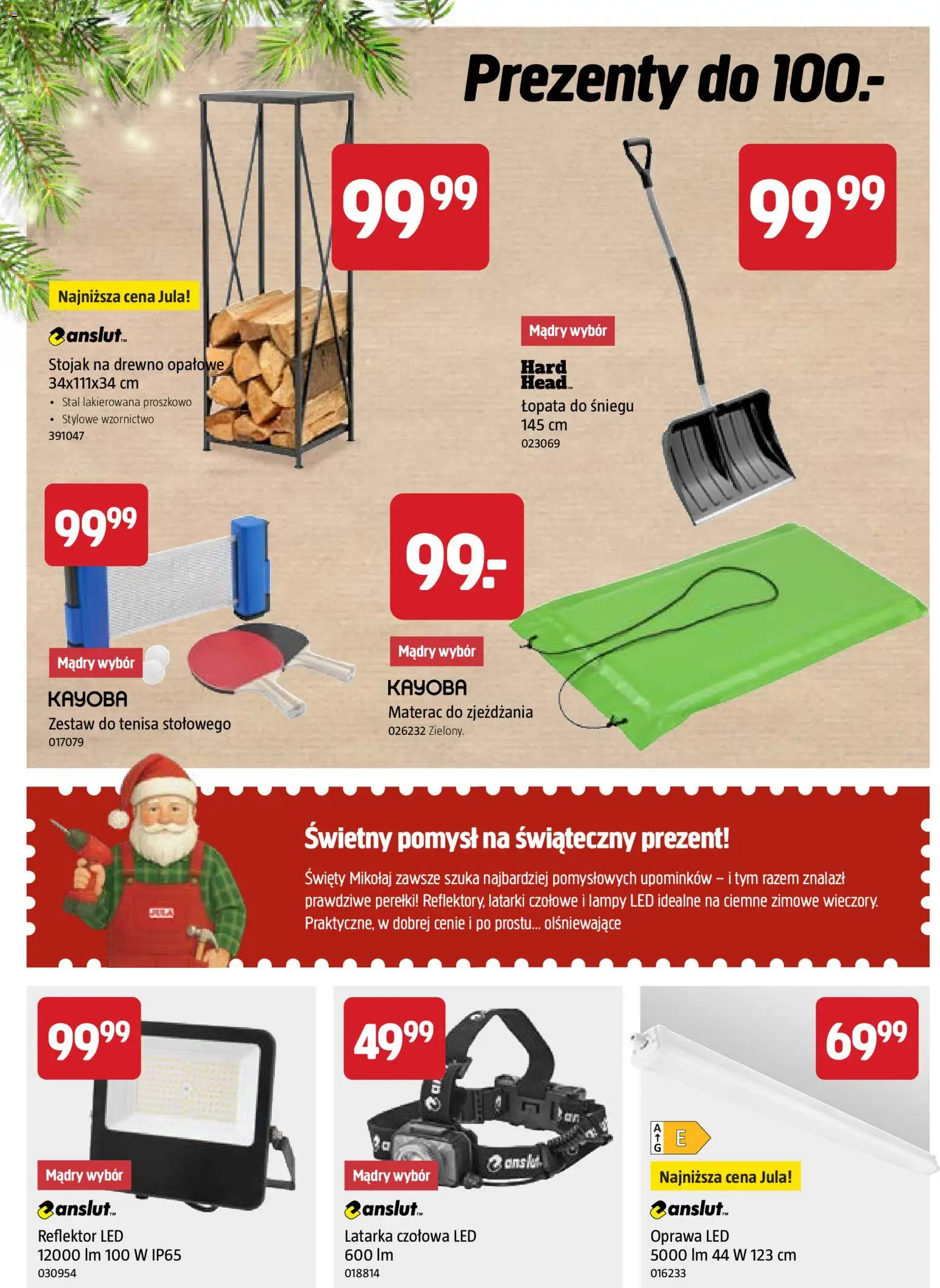 Jula Gazetka od 02.12.2025 | Strona: 8 | Produkty: Materac, Latarka czołowa