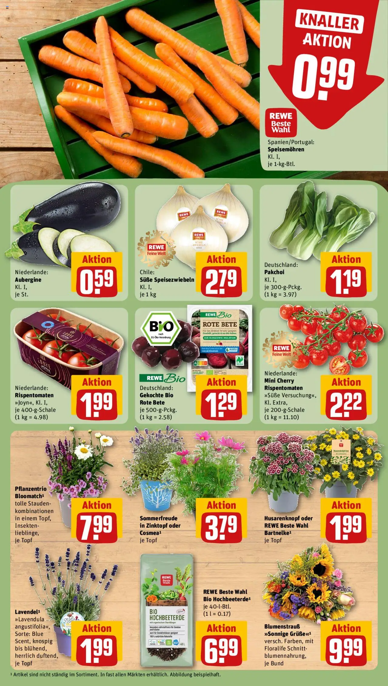 Rewe Prospekt 	 - gültig ab dem 16.06.2025 | Seite: 7 | Produkte: Zwiebeln, Soße, Aubergine
