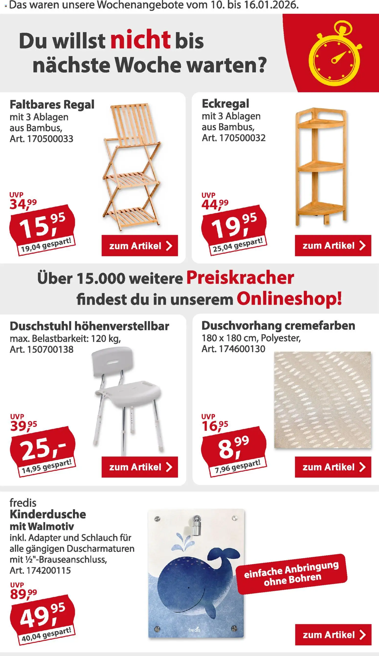 Sonderpreis Baumarkt Prospekt 	 – gültig ab 10.01.2026 | Seite: 2 | Produkte: Adapter, Eckregal, Regal