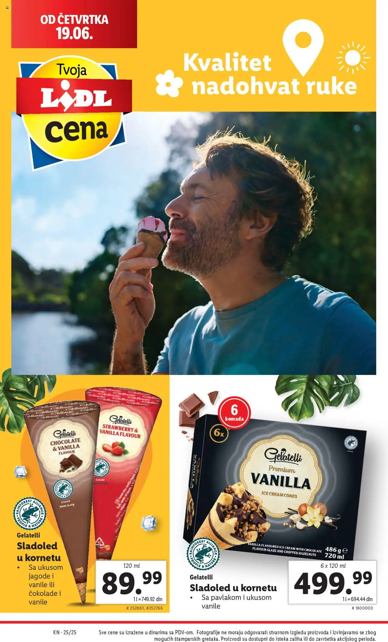 Lidl katalog - važi od 19.06.2025 | Strana: 32 | Proizvode: Jagode, Sladoled