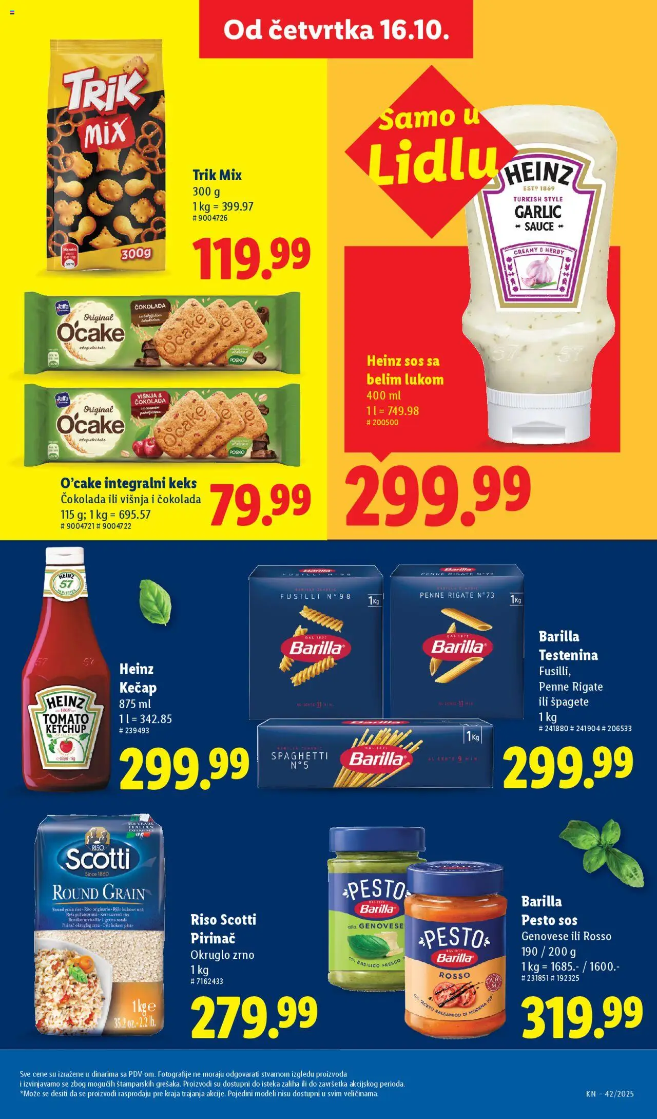 Lidl katalog - važi od 16.10.2025 | Strana: 33 | Proizvode: Kečap, Pesto, Heinz, Pirinač