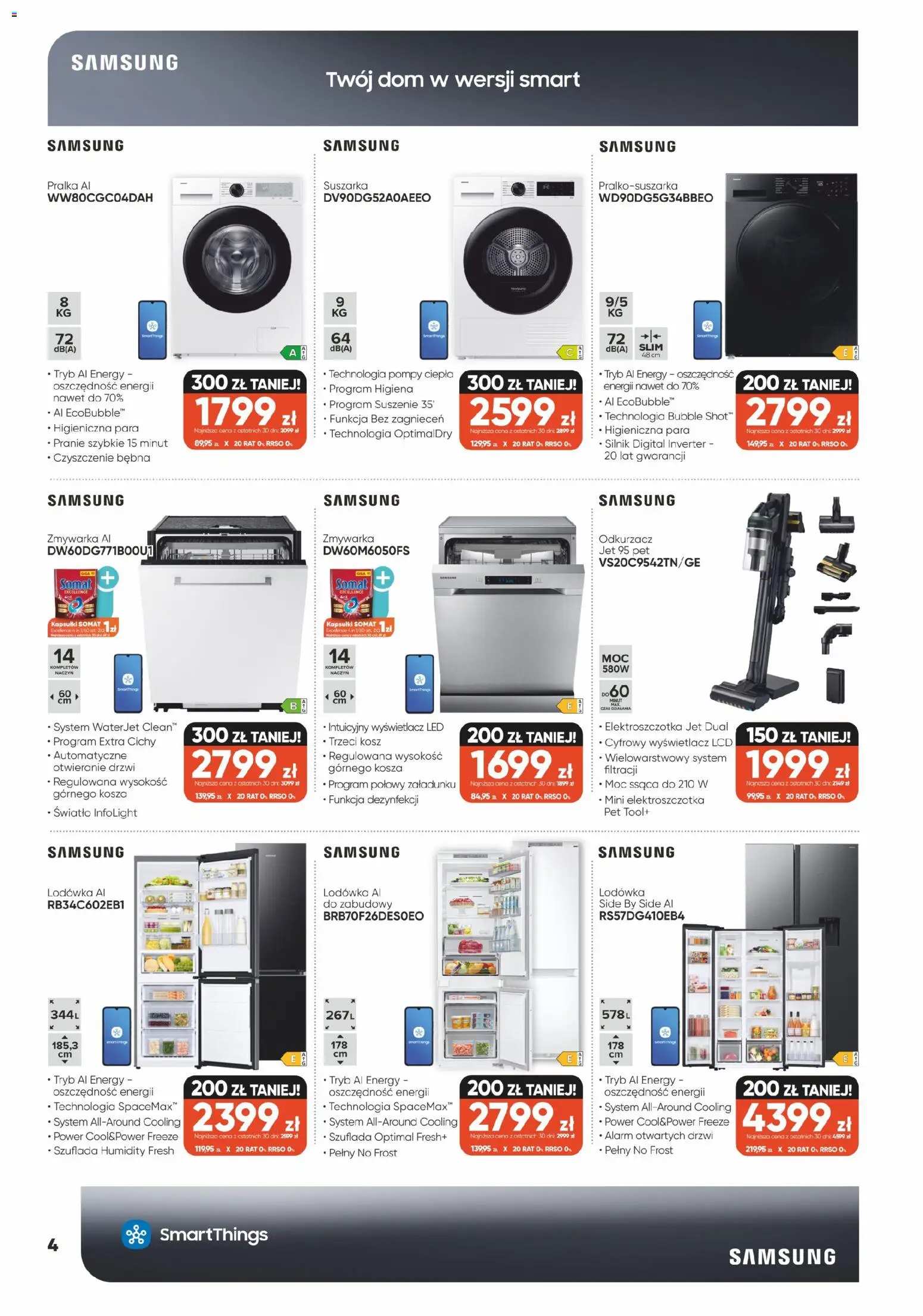 Max elektro gazetka od 02.03.2026 | Strona: 4 | Produkty: Pralka, Suszarka, Zmywarka, Kosz