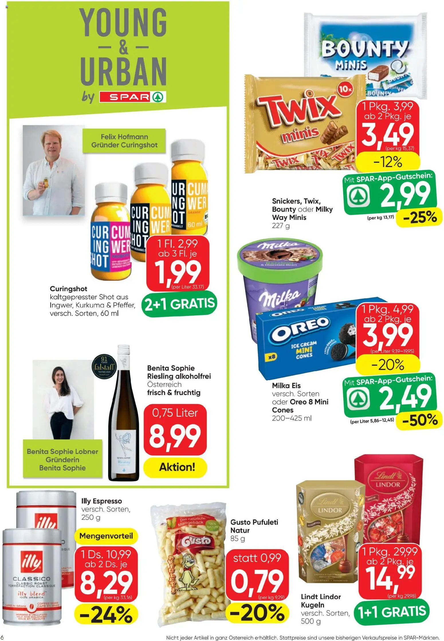 Spar - Flugblatt gültig ab 19.03.2026 | Seite: 6 | Produkte: Eis