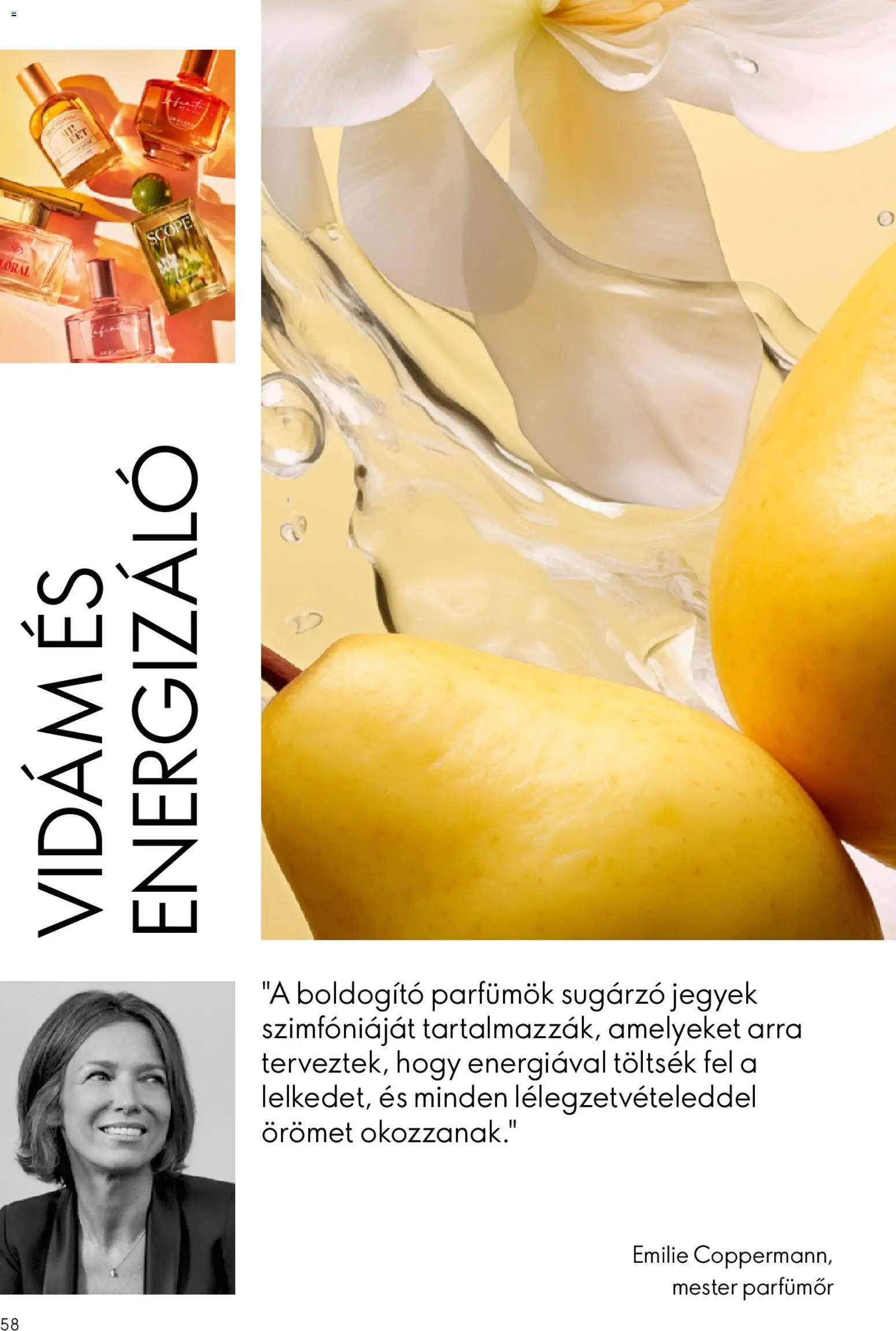 Oriflame akciós ujság - amely érvényes a következő dátumtól: 15.04.2026 | Oldal: 58 | Termékek: Parfumok