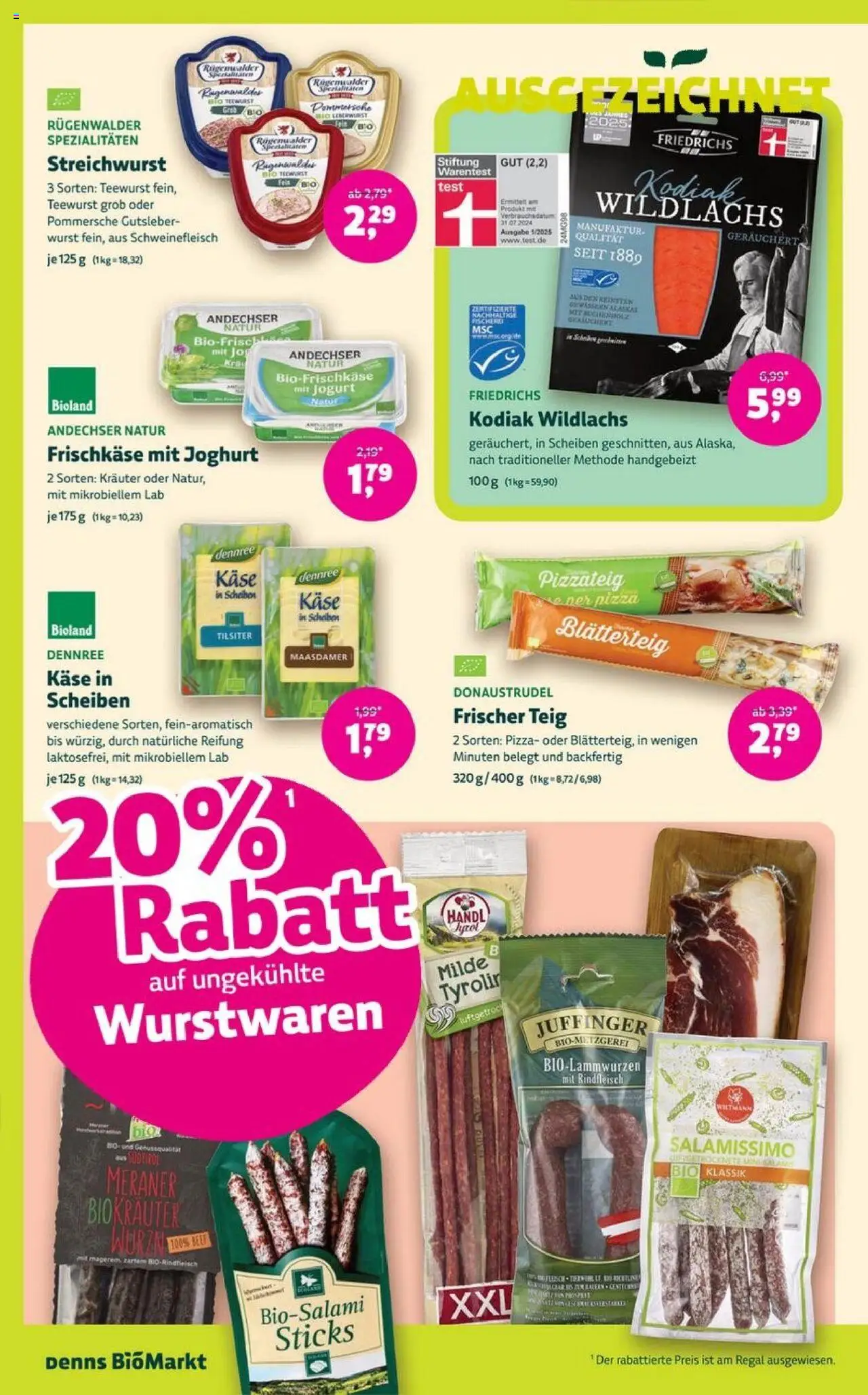 Denns BioMarkt Angebote – gültig ab 10.09.2025 | Seite: 4 | Produkte: Joghurt, Regal, Schweinefleisch, Frischkase