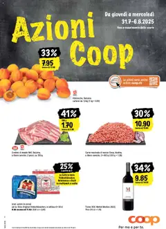 Vorschau von dem Prospekt - Coop - Una settimana di azioni ab 31.07.2025