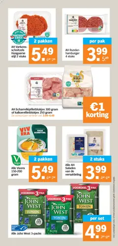 AH Varkens-schnitzels Hongaarse stijl 2 stuks, AH Varkens-schnitzels Hongaarse stijl, 2 stuks - Voorbeeld van een folder van Albert Heijn, geldig van 13.04.2026 | Pagina: 14