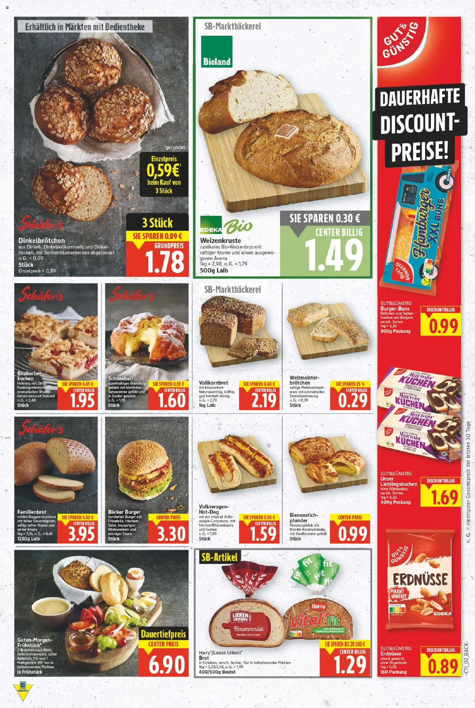 E center Prospekt 	 – gültig ab 09.03.2026 | Seite: 9 | Produkte: Öl, Burger, Rhabarber, Kuchen