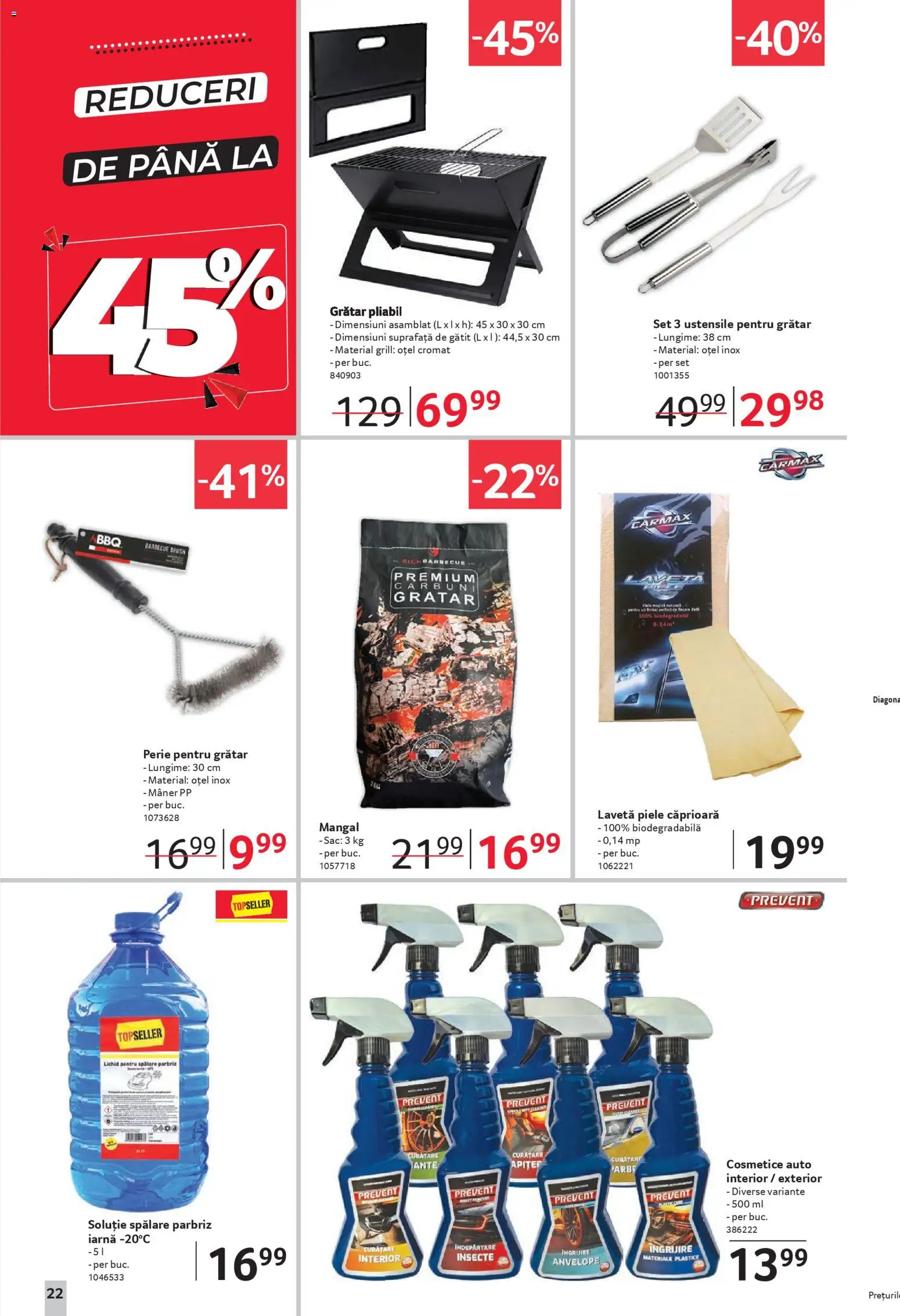 Noul catalog Selgros – valabil de la 31.10.2025 | Pagină: 22 | Produse: Grill, Grătar, Mâner, Perie
