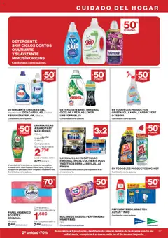 Hipercor catálogo │ válido desde el 17.07.2025 | Página: 31 | Productos: Detergente, Papel higienico, Té, Lavavajillas