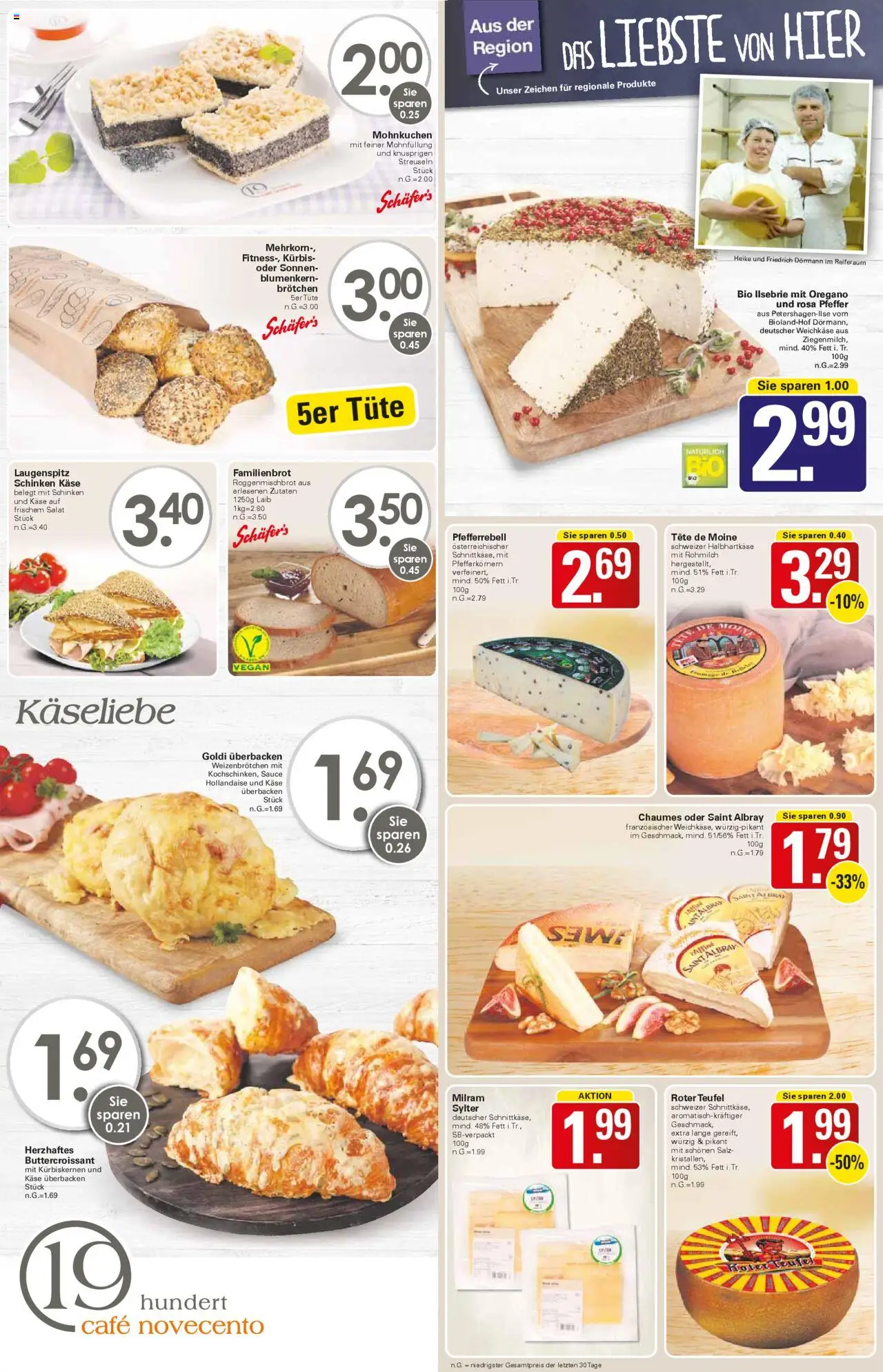 WEZ Prospekt – gültig ab 06.10.2025 | Seite: 4 | Produkte: Käse, Pfeffer, Kürbis, Salat