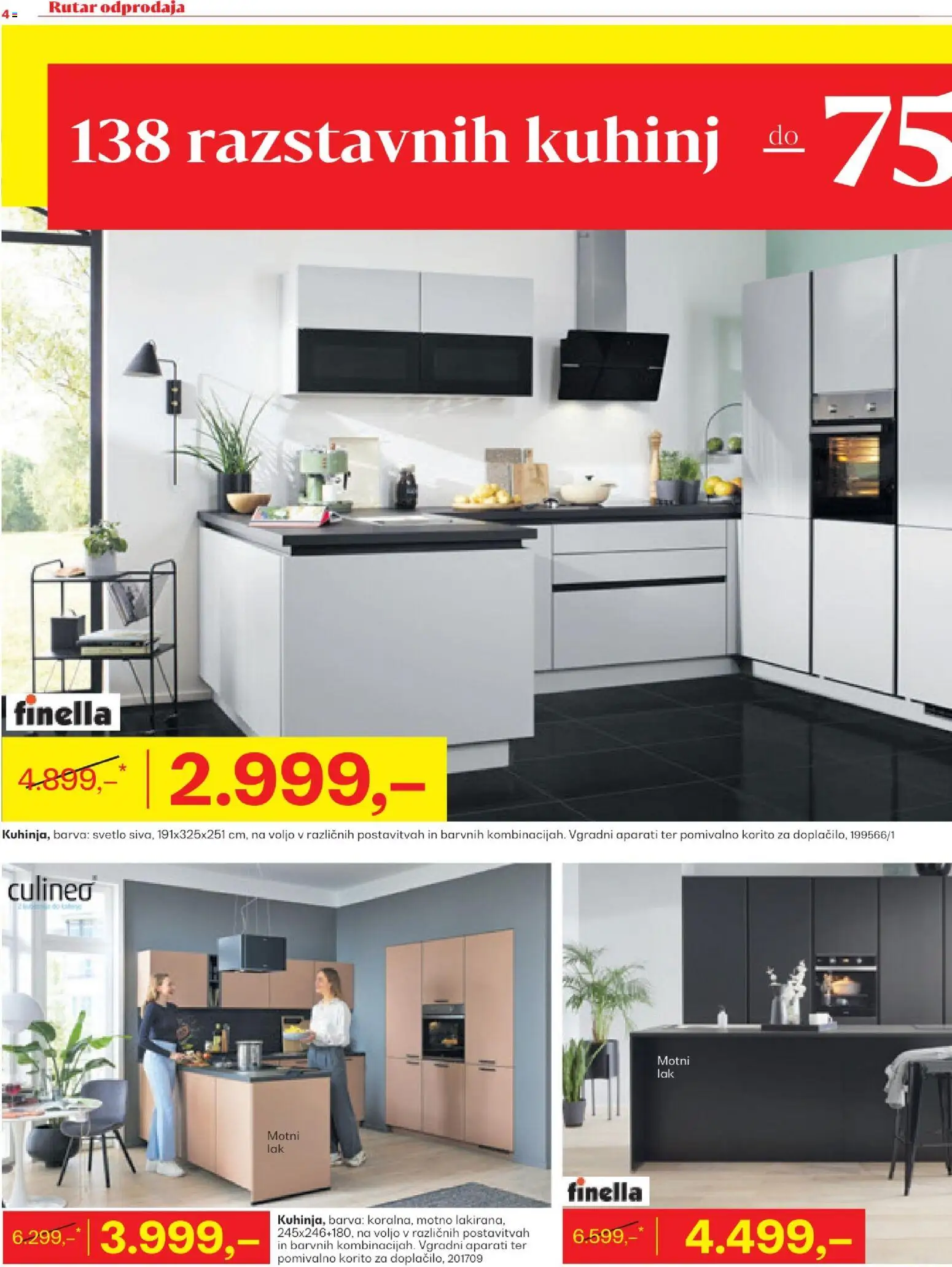 Novi Rutar katalog ponudbe – veljaven od 29.12.2025 | Stran: 4 | Izdelki: Pomivalno korito, Barva