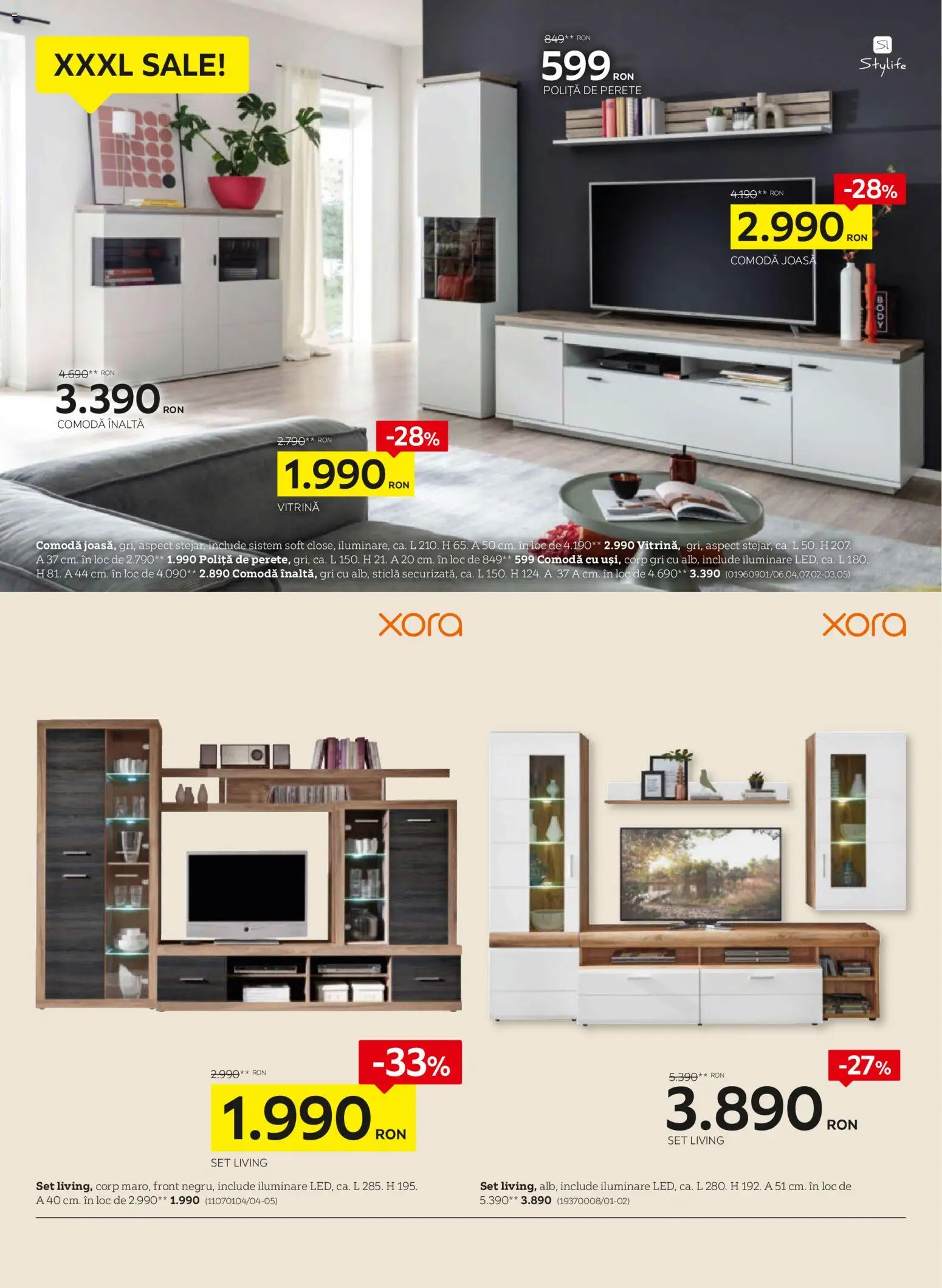 Noul catalog XXXLutz – valabil de la 02.02.2026 | Pagină: 10 | Produse: Comodă, Vitrină