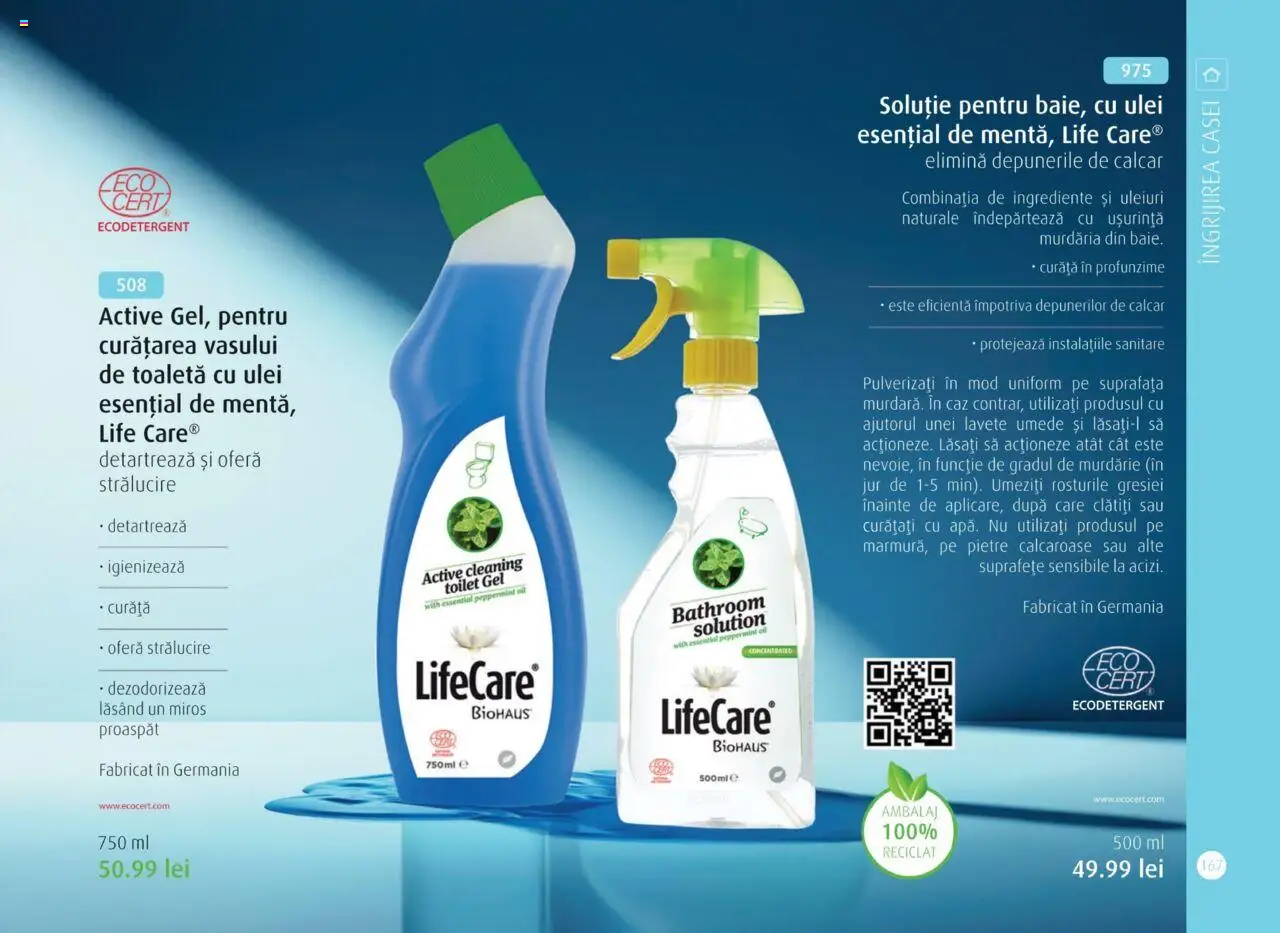 Life Care catalog - Aprilie/Octombrie – valabil de la 01.04.2025 | Pagină: 169 | Produse: Toaletă, Ulei, Lavete