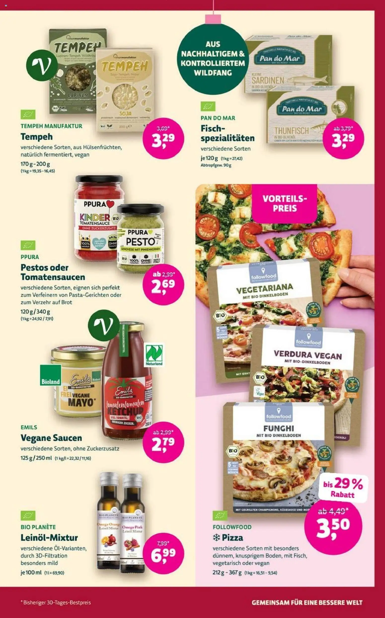 Denns BioMarkt Angebote – gültig ab 19.11.2025 | Seite: 9 | Produkte: Thunfisch, Fisch, Zucker, Brot