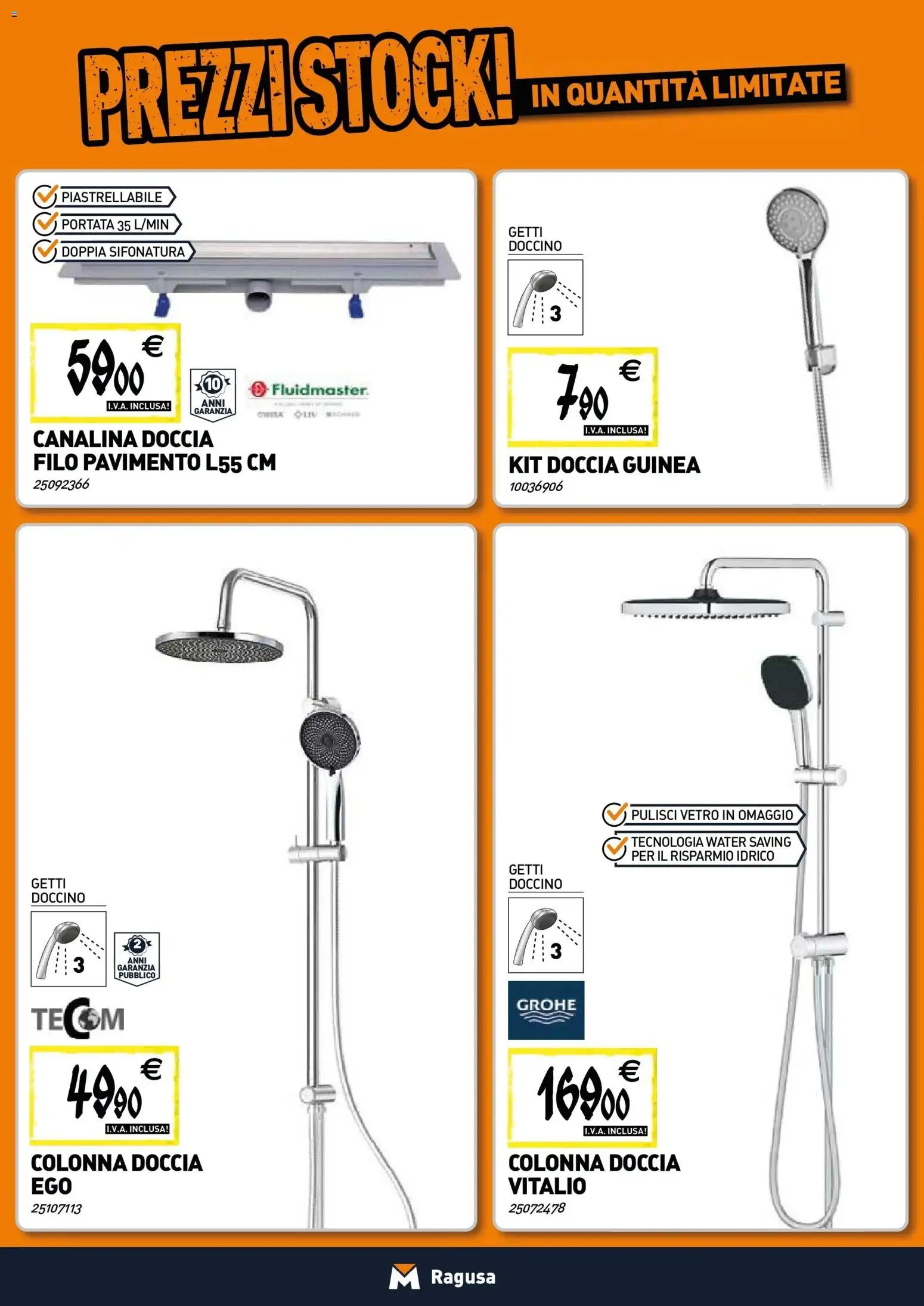Volantino TECNOMAT del 22.01.2026 | Pagina: 3 | Prodotti: Pavimento, Doccia