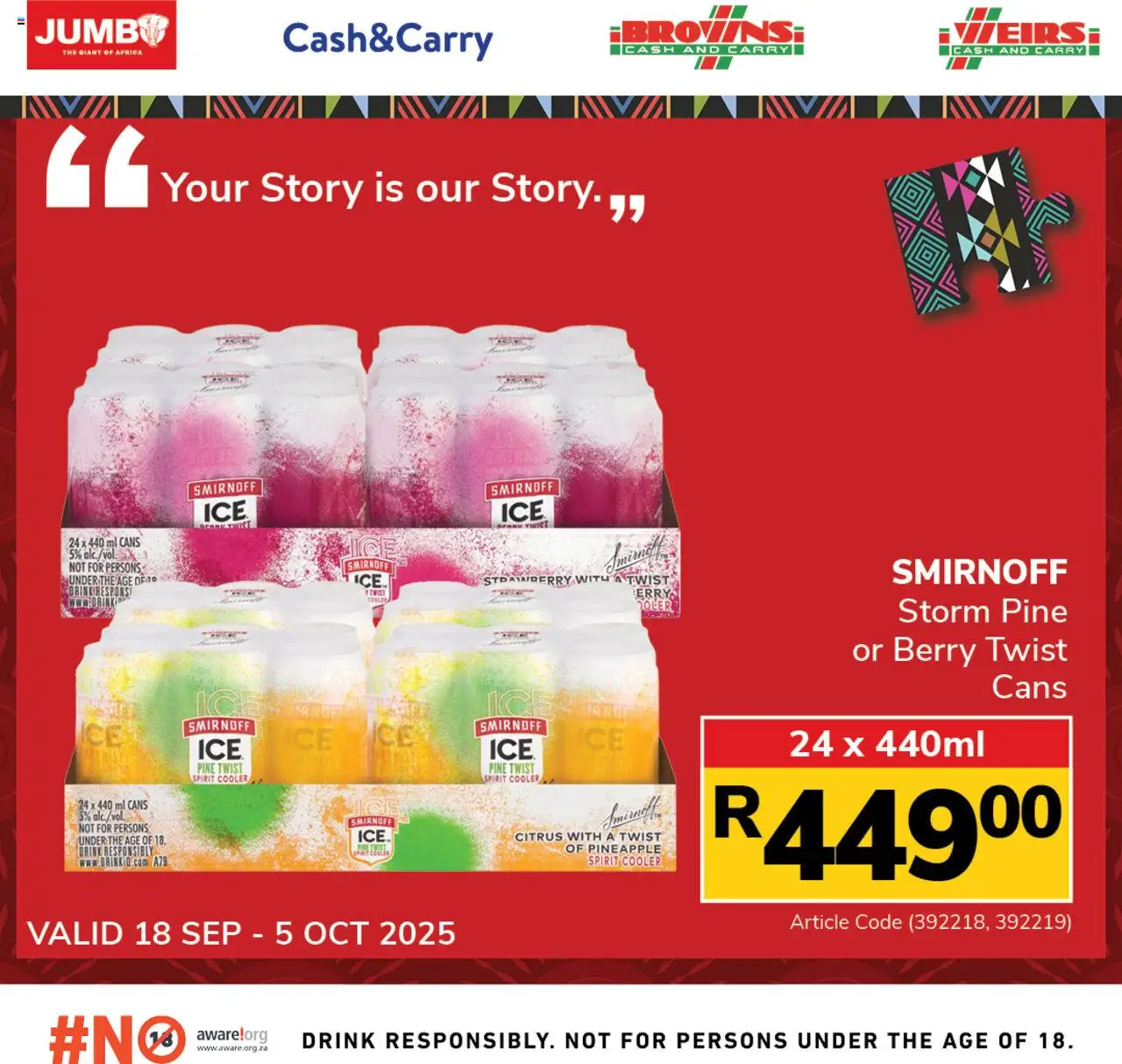 New Jumbo catalogue – valid from 18.09.2025 | Page: 3 | Products: Cooler, Pineapple