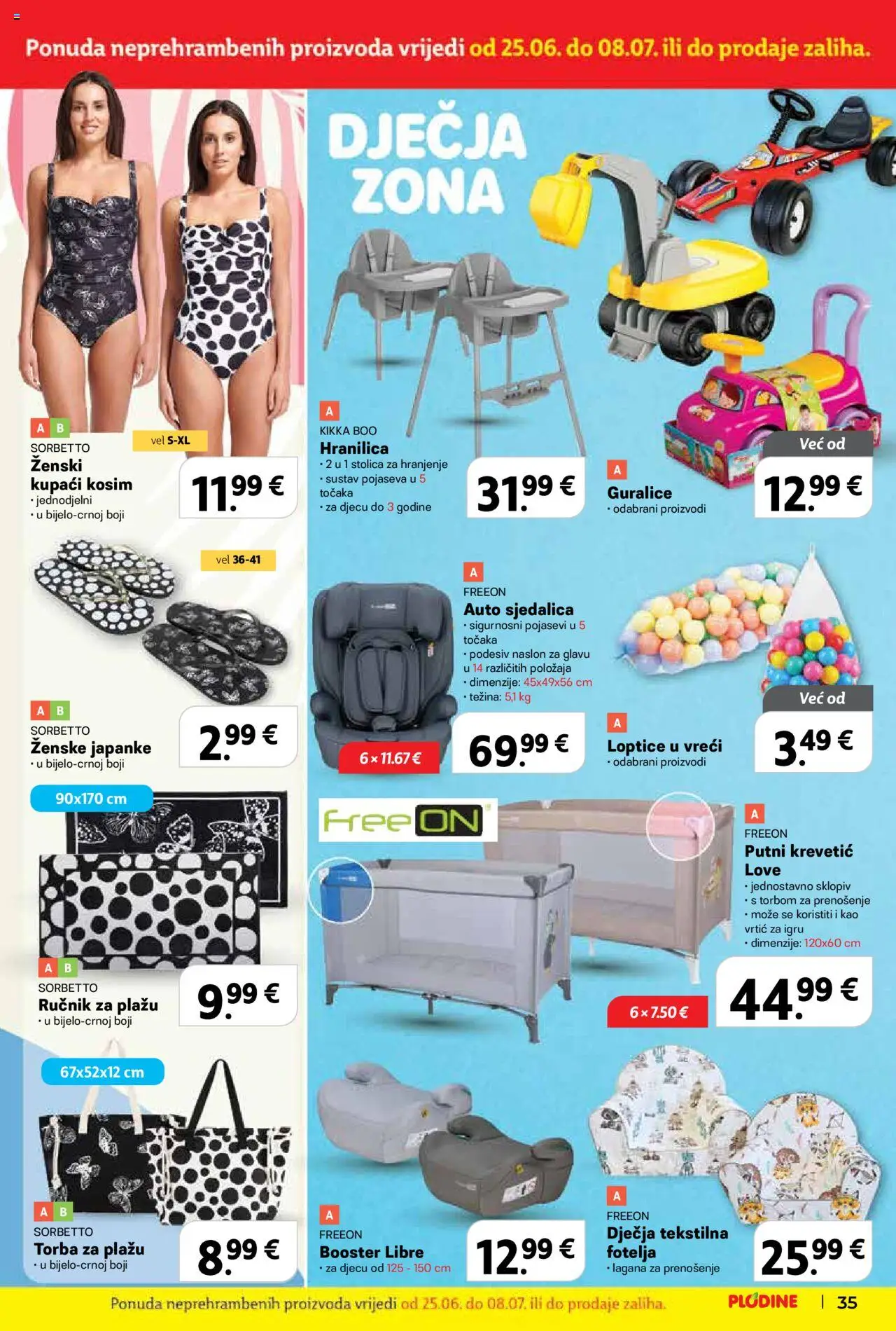 Plodine katalog | vrijedi od 25.06.2025 | Stranica: 35 | Proizvodi: Stolica, Guralice, Ručnik, Japanke