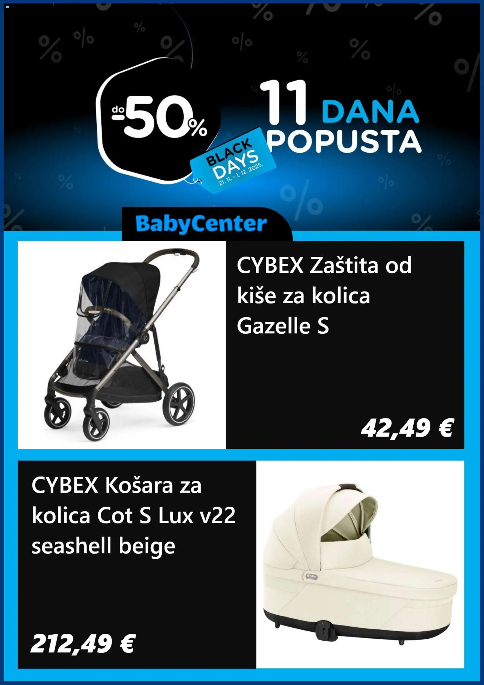 Baby Center katalog | vrijedi od 27.11.2025 | Stranica: 3 | Proizvodi: Košara, Kolica